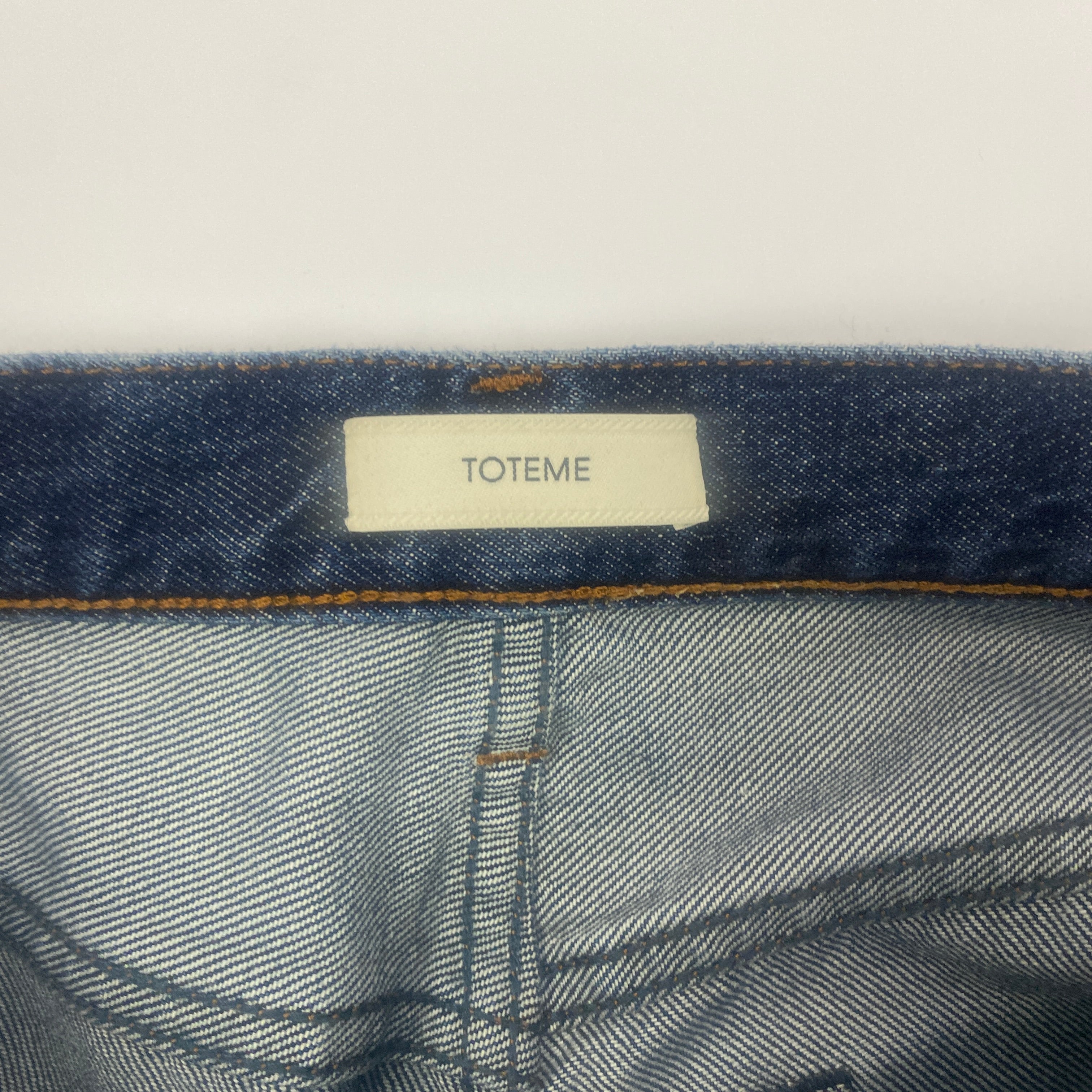 Toteme £330 Mid Wash Denim Classic Cut Jeans 27