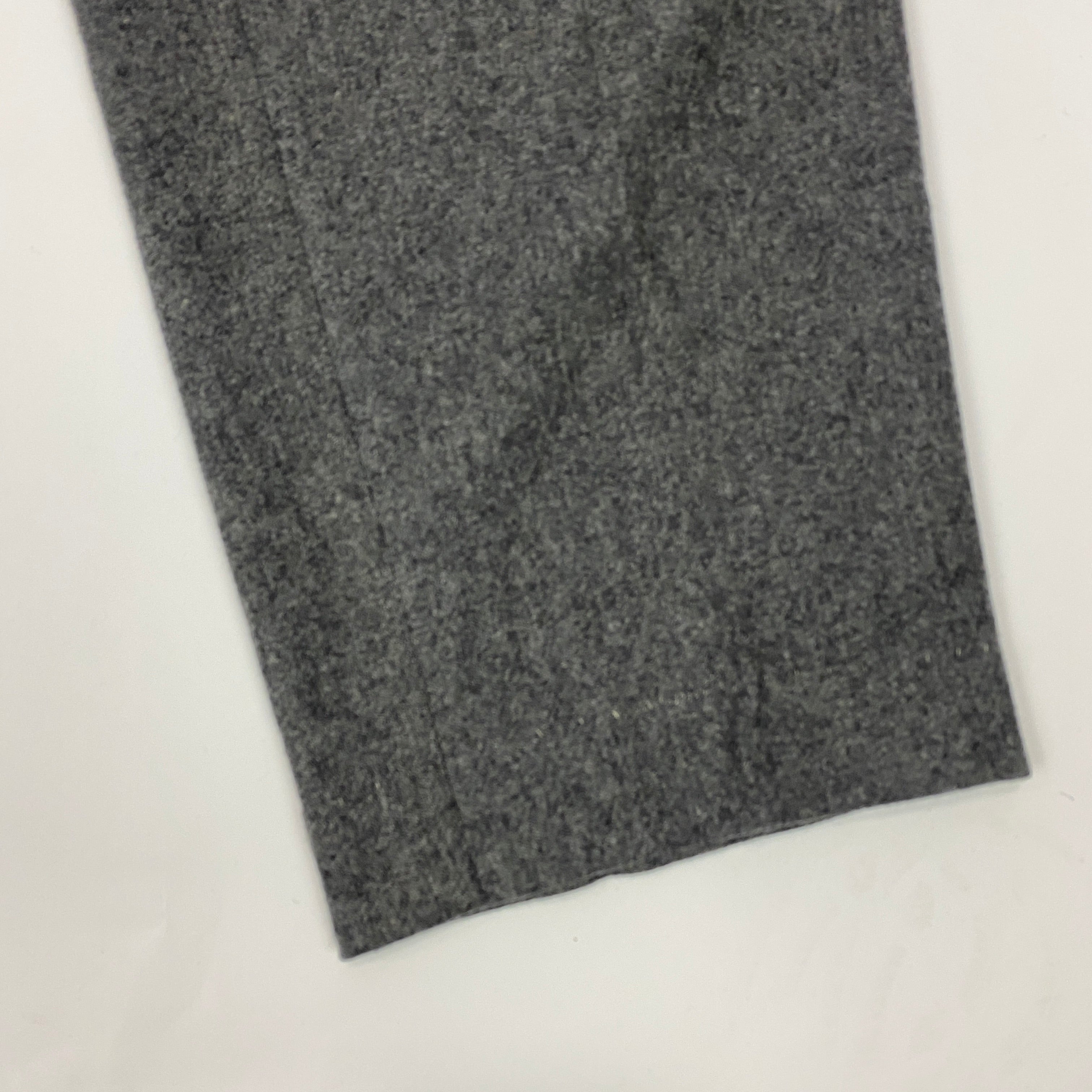 Toteme £410 Grey Wool Double Pleat Tailored Trousers XS