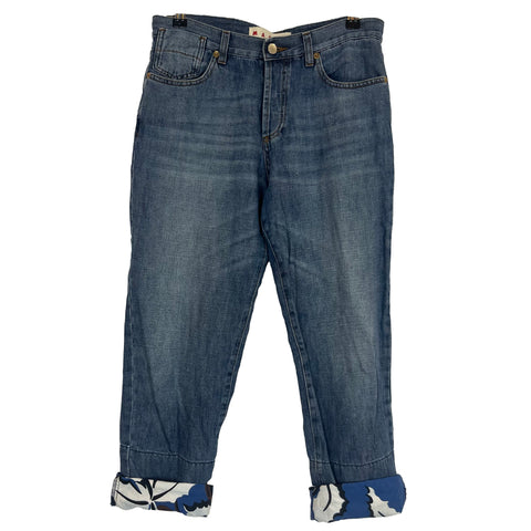 Marni Vintaged Jeans with Print Detail 25