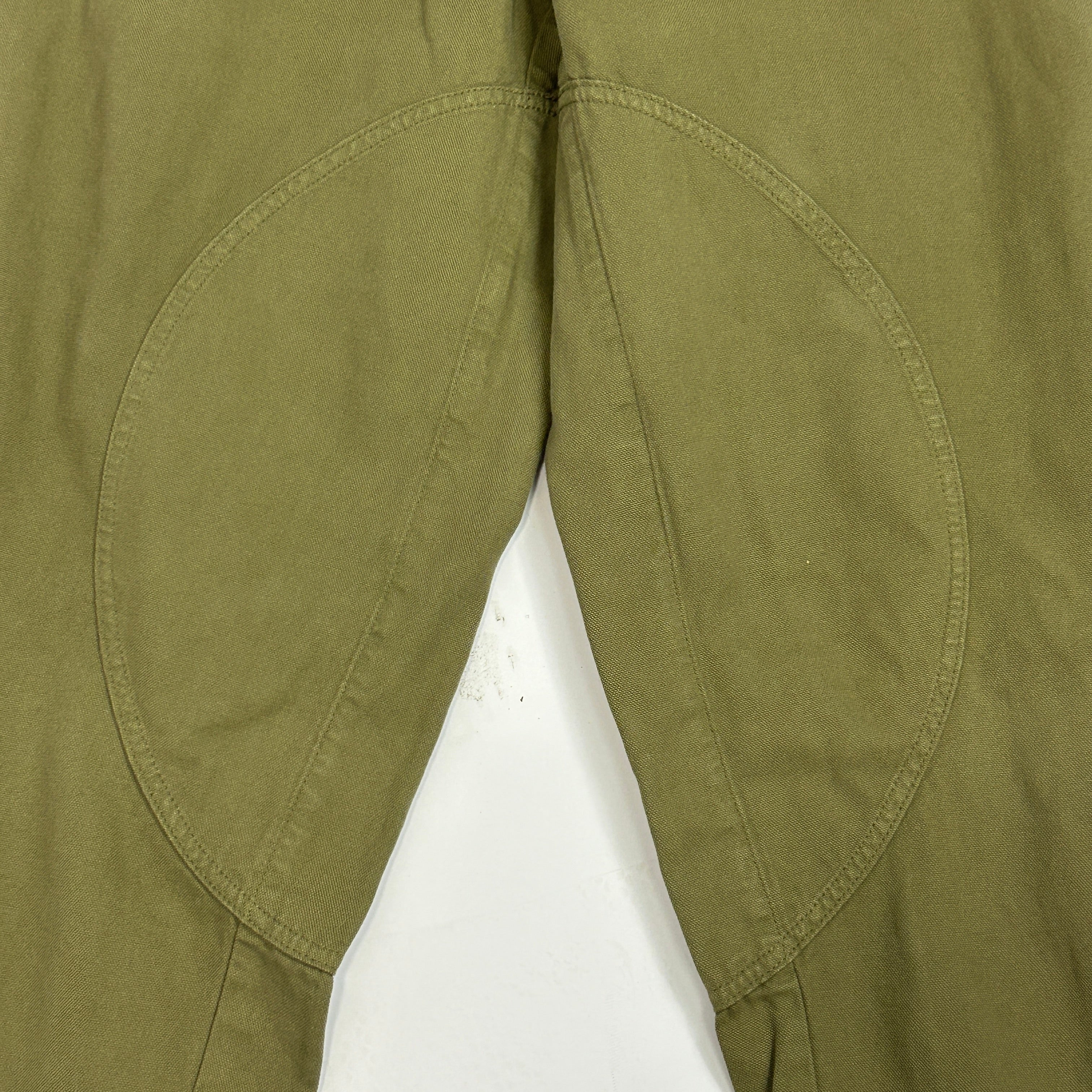 JW Anderson New £490 Khaki Fold Front Utility Trousers XXS