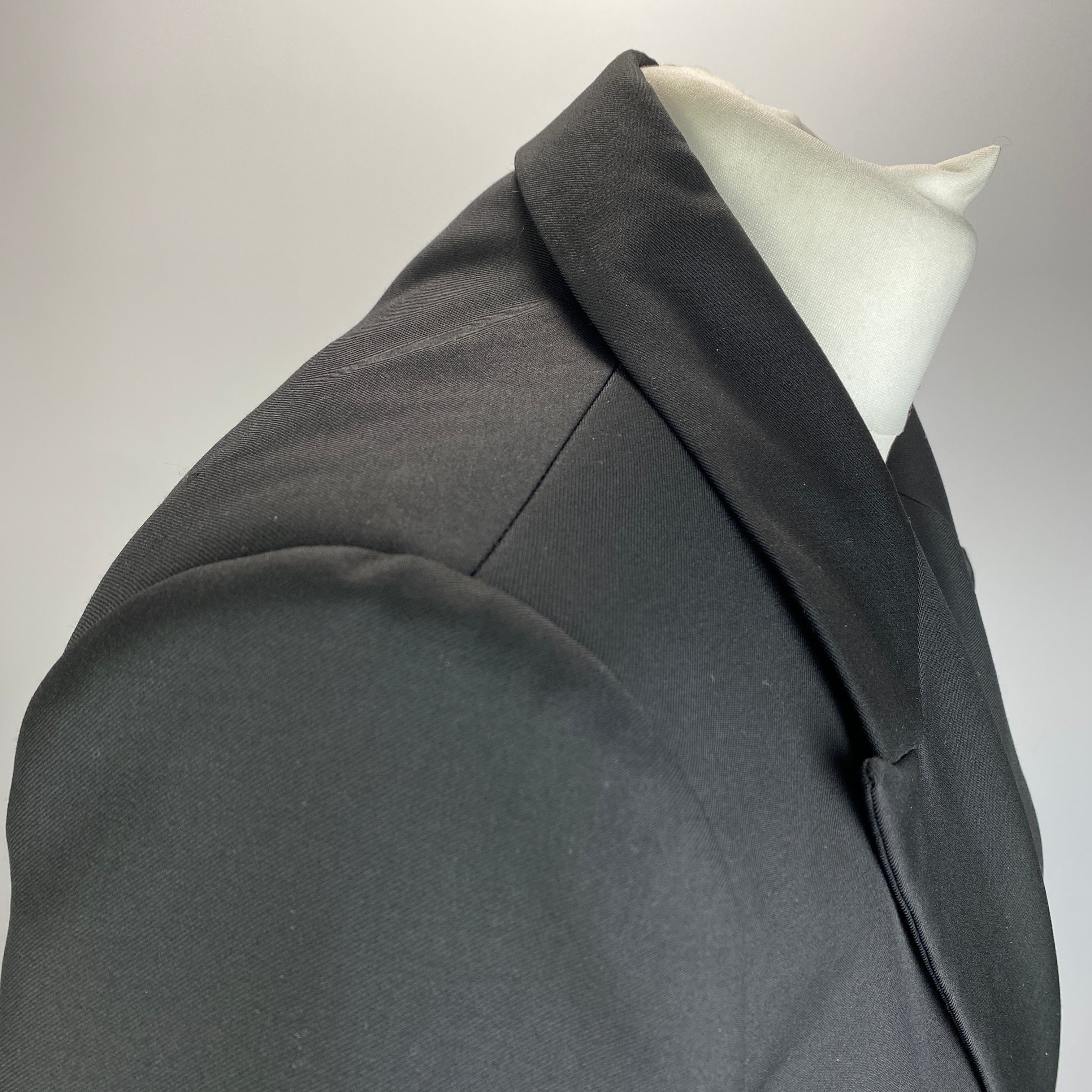 Joseph £645 Black Stretch Wool Joni Jacket XXS/XS