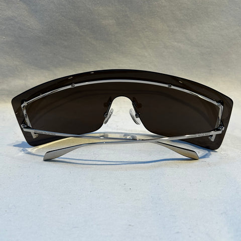 Alexander McQueen Brand New £340 Black Shield Sunglasses