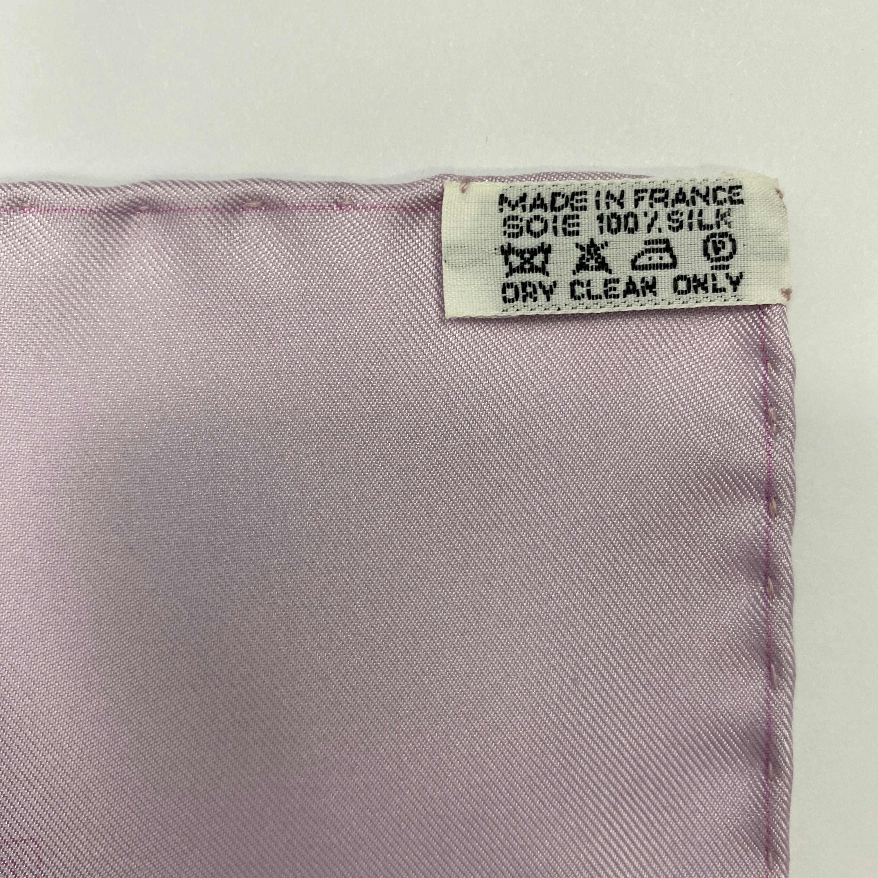 Hermes New Pink Rencontre Oceane Silk Twill Scarf