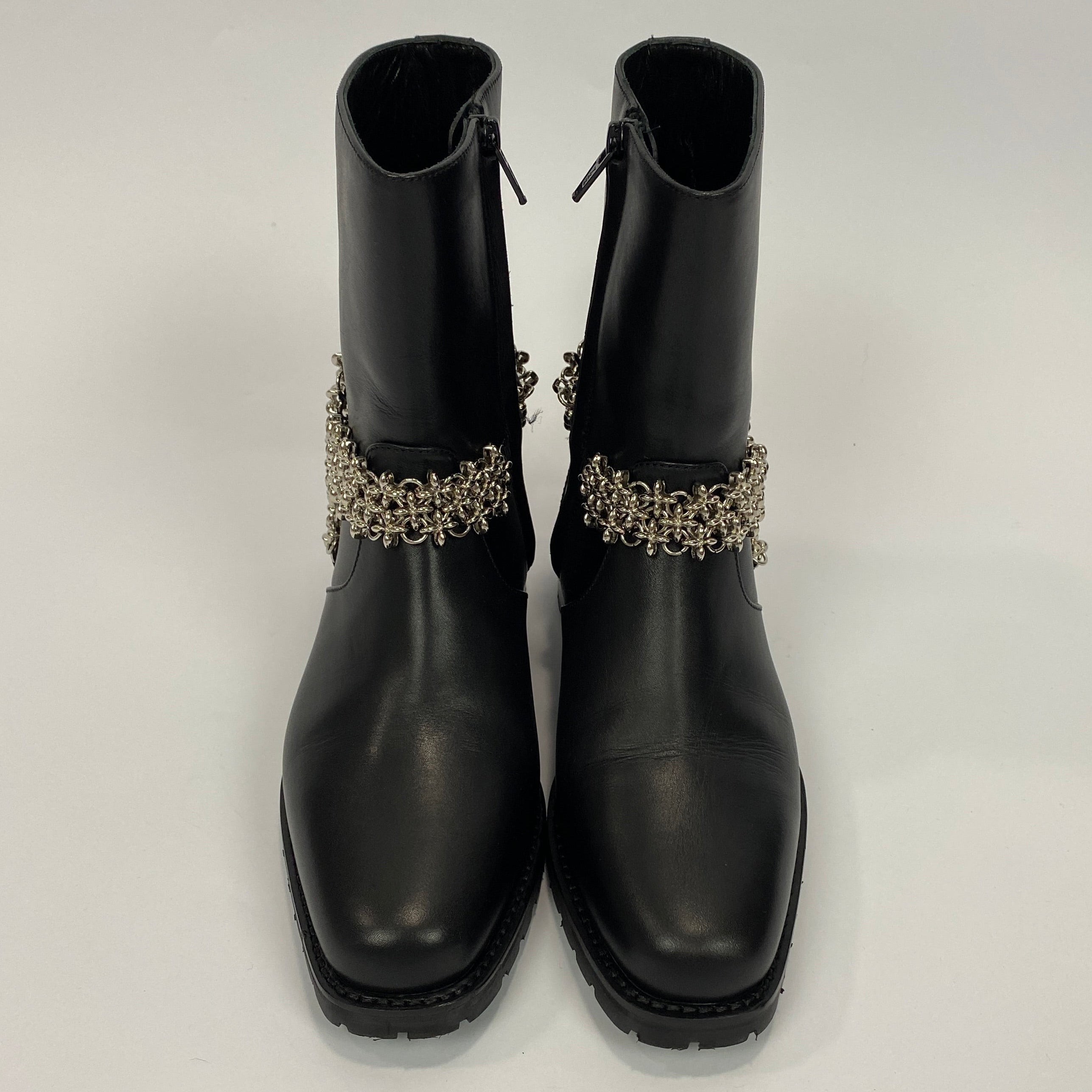 Manolo Blahnik £1195 Black Marisco Ankle Boots 36