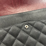 Chanel Black Caviar 2016 Maxi Flap Bag