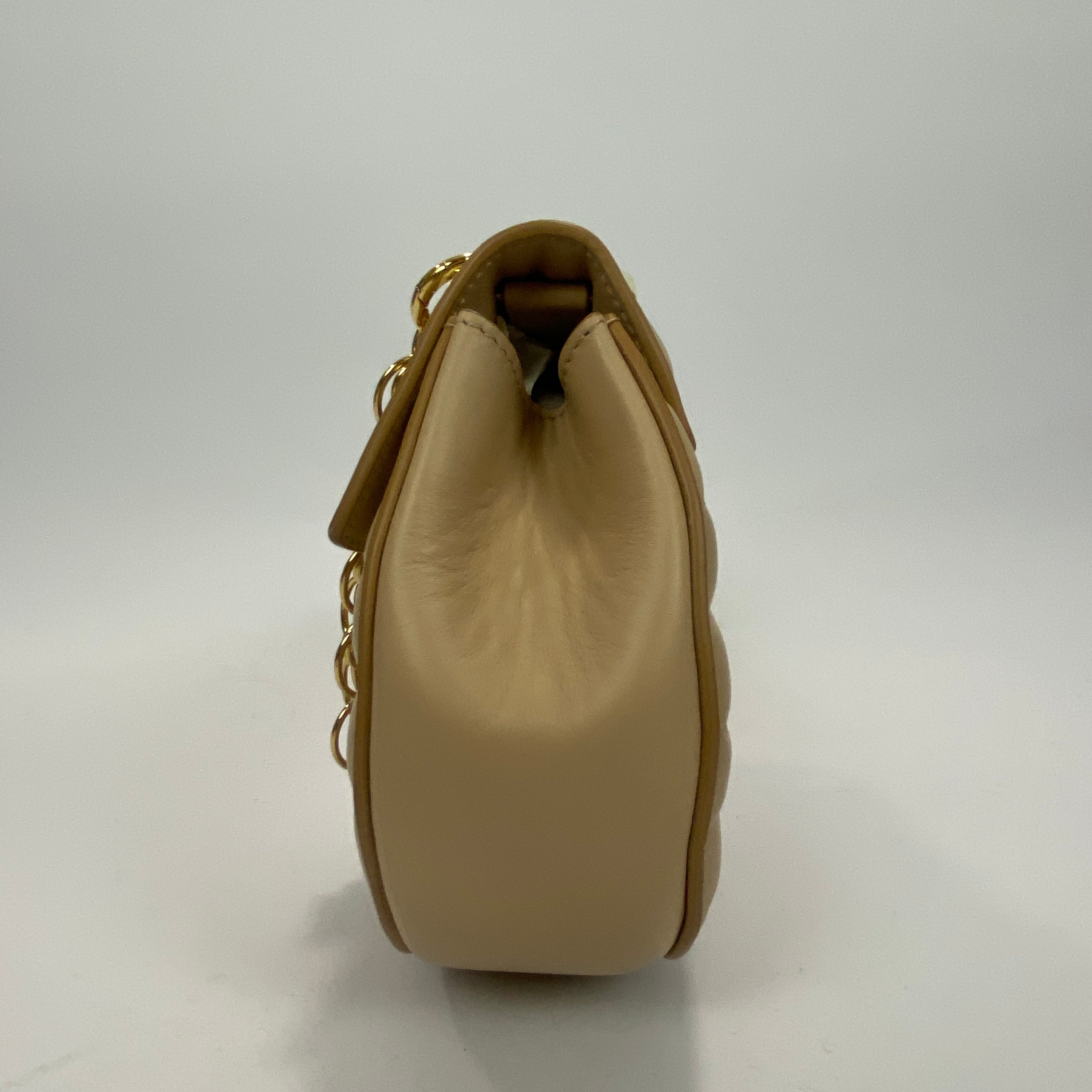 Chloe New £1400 Beige Leather Drew Bijou Bag