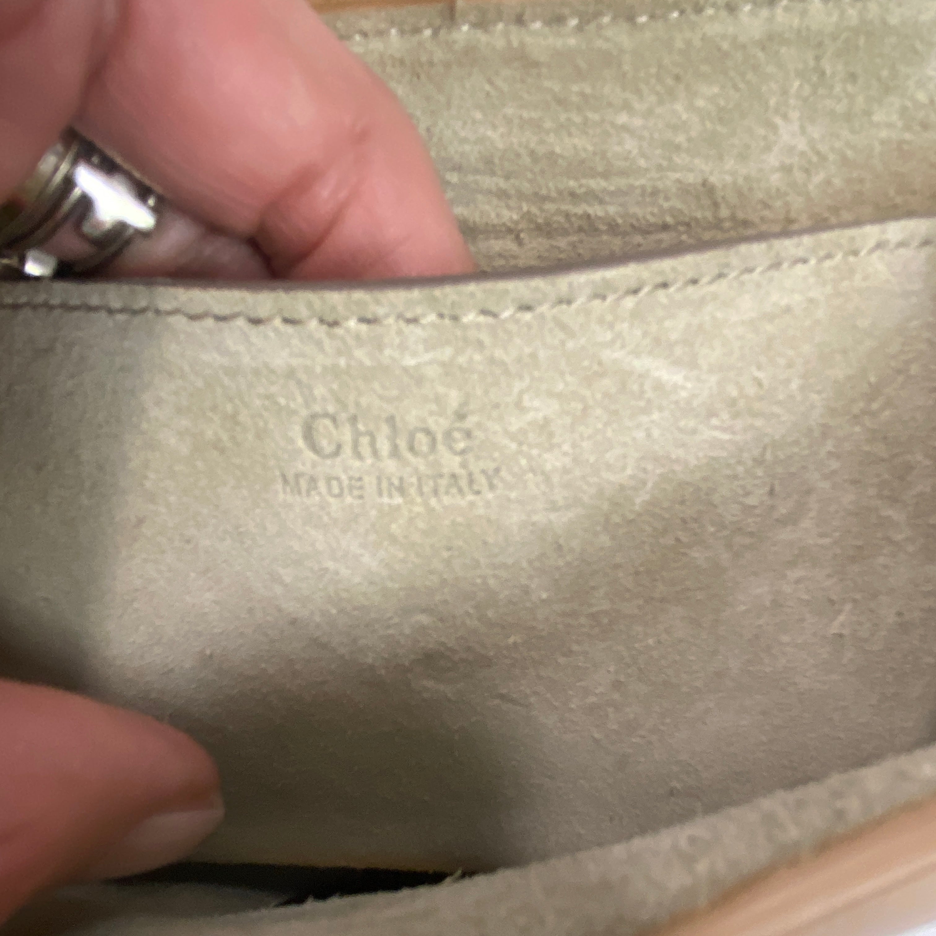 Chloe New £1400 Beige Leather Drew Bijou Bag