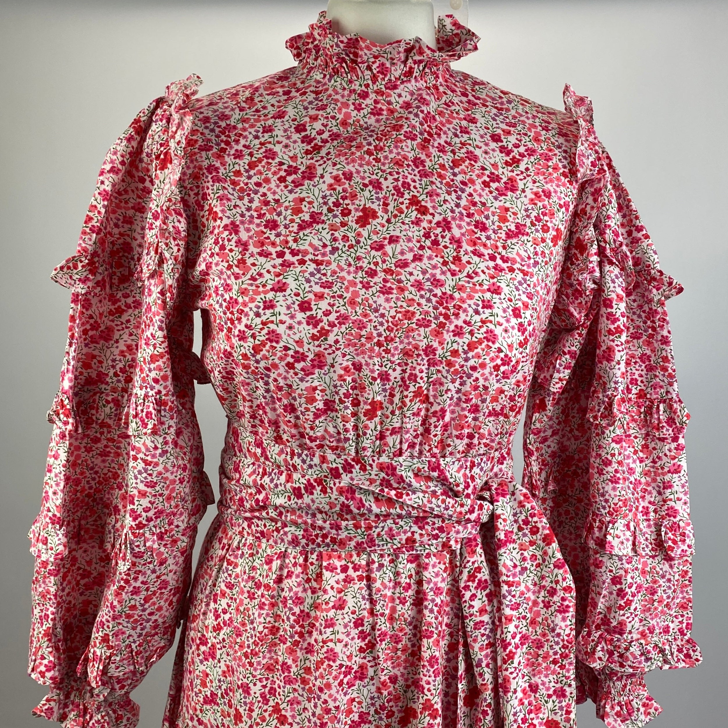 Seraphina New Pink Ditzy Floral Cotton Maxi Dress S