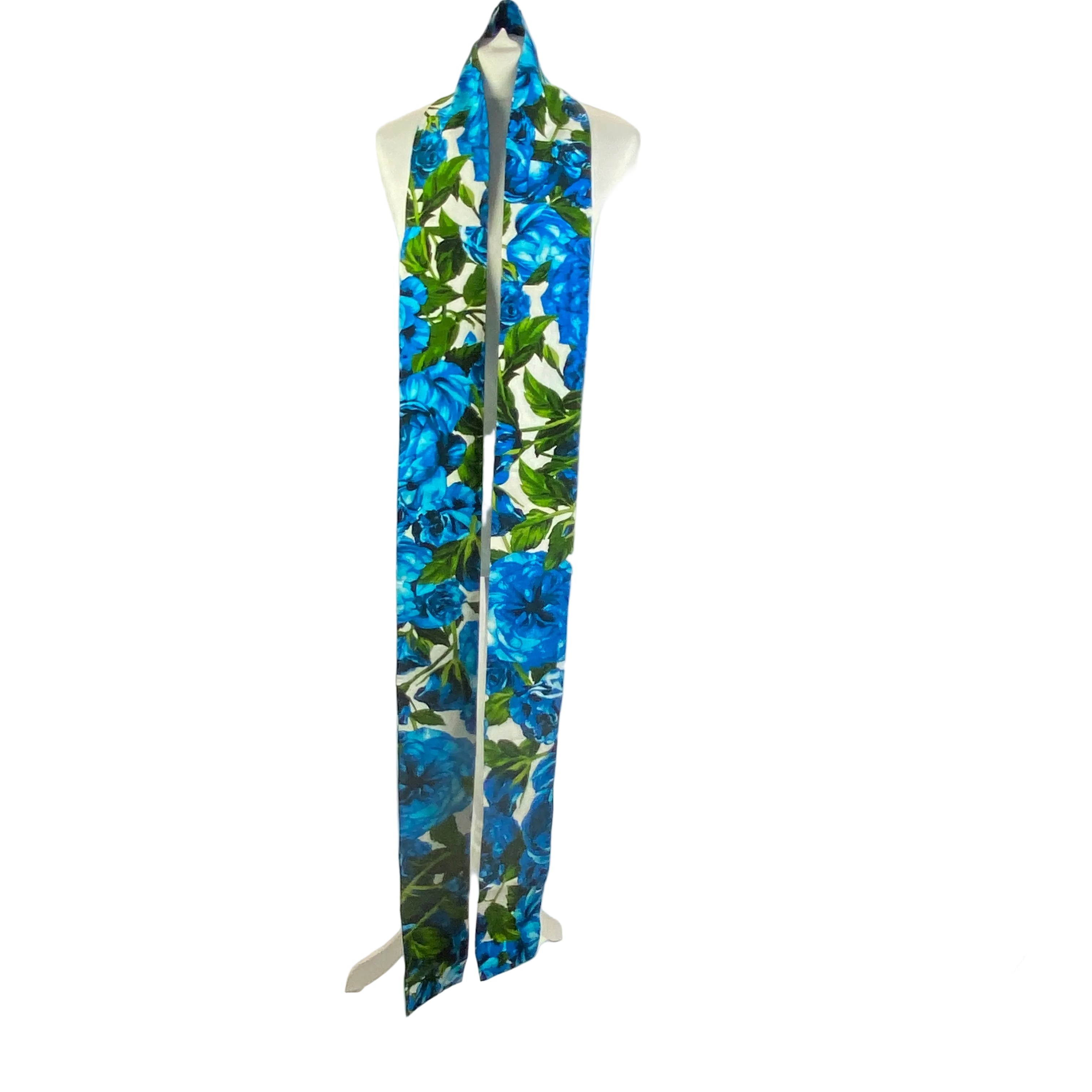 Samantha Sung £1450 Blue & Green Peony Bloom Audrey Shirt Dress XL