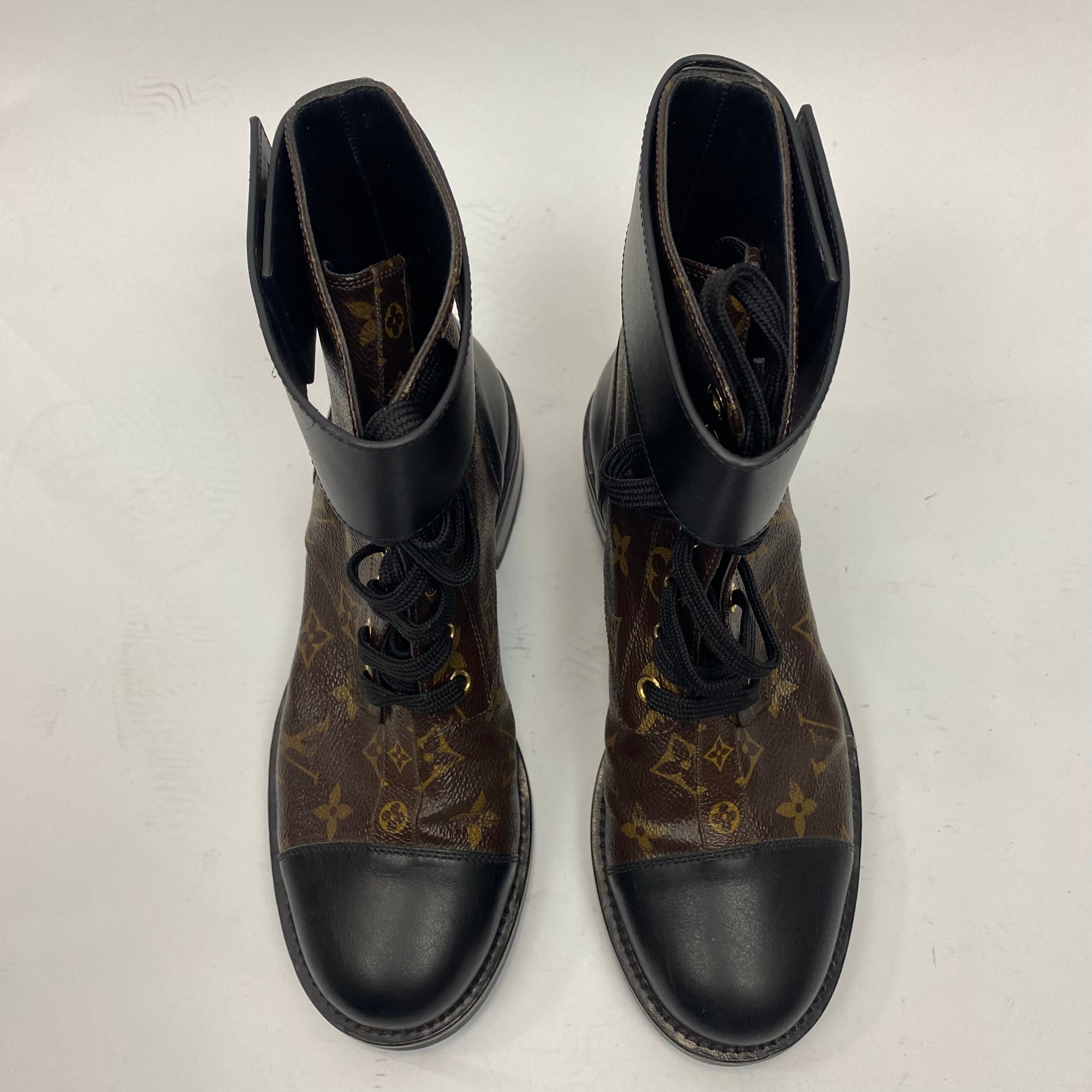 Louis Vuitton Monogram Canvas Wonderland Boots 37