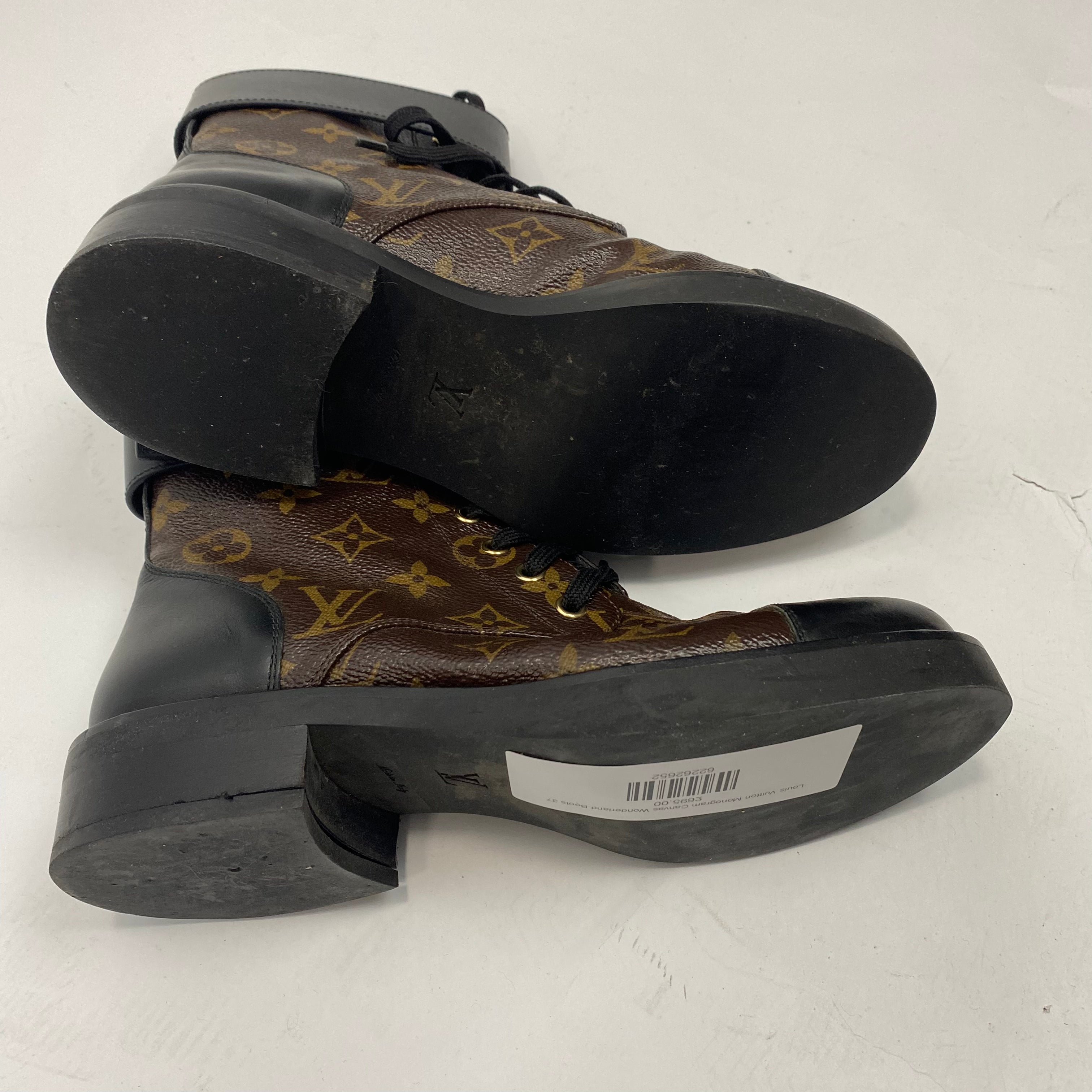 Louis Vuitton Monogram Canvas Wonderland Boots 37