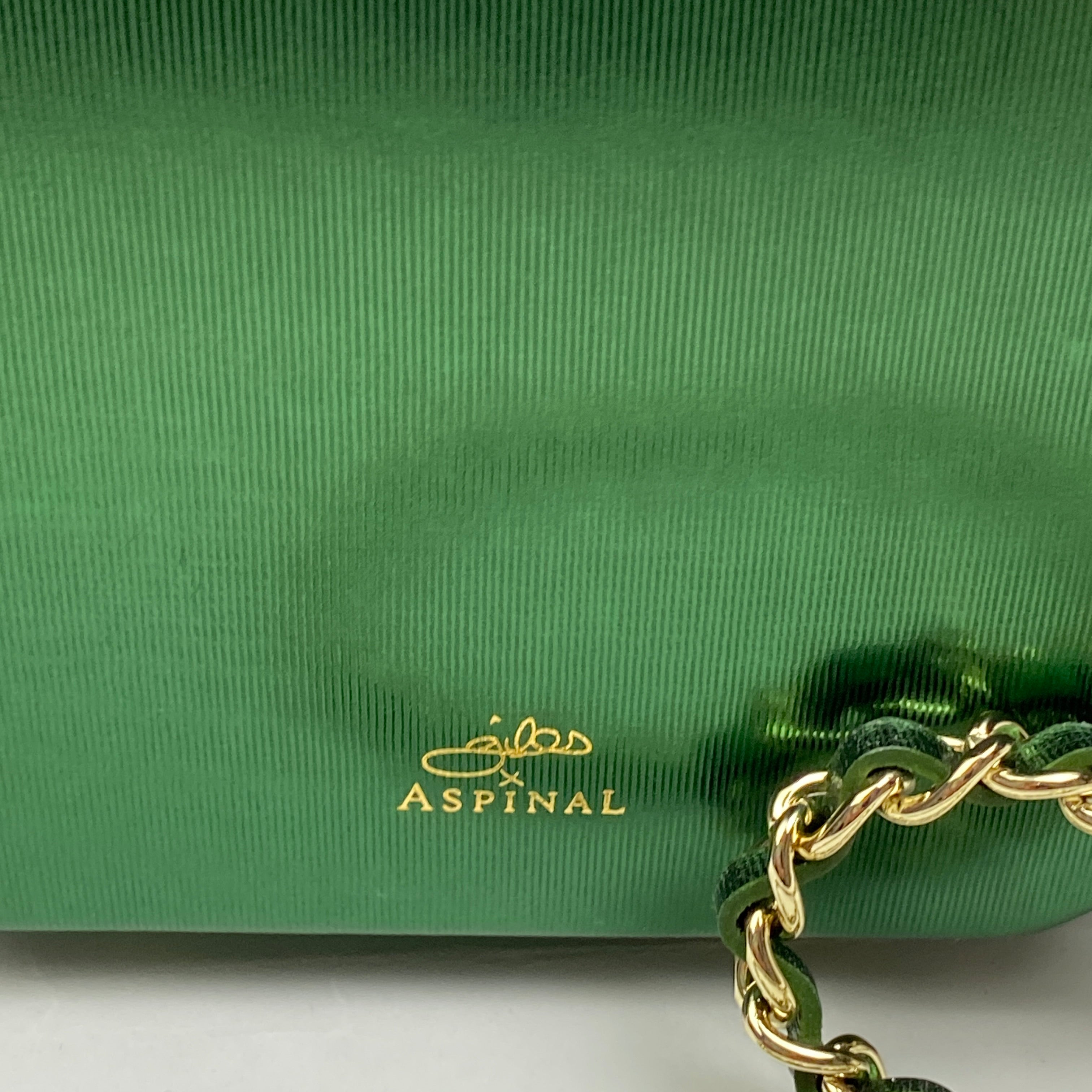 Aspinal of London x Giles New £650 Evergreen Hat Box Bag