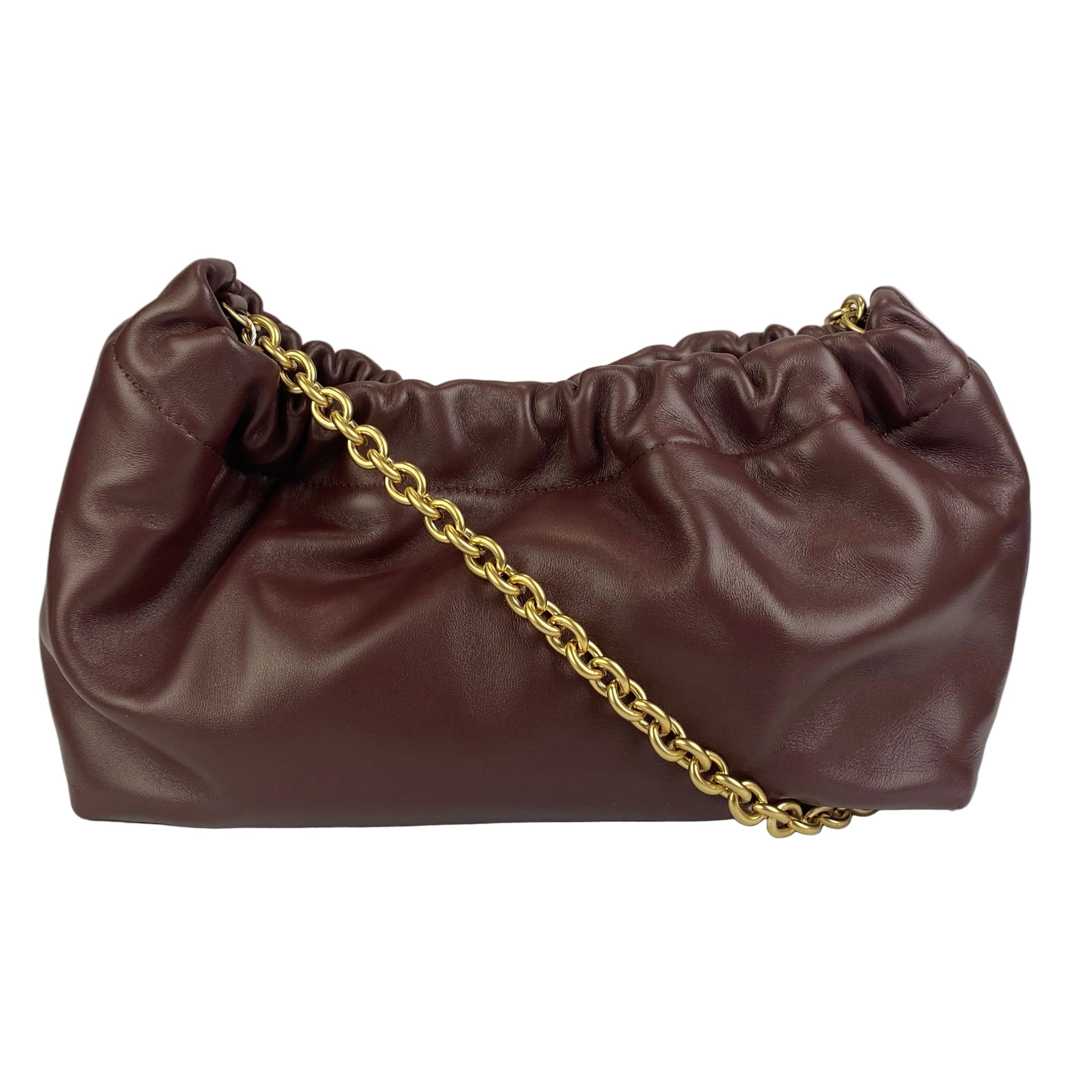 Reformation New £350 Burgundy Dahlia Shoulderbag