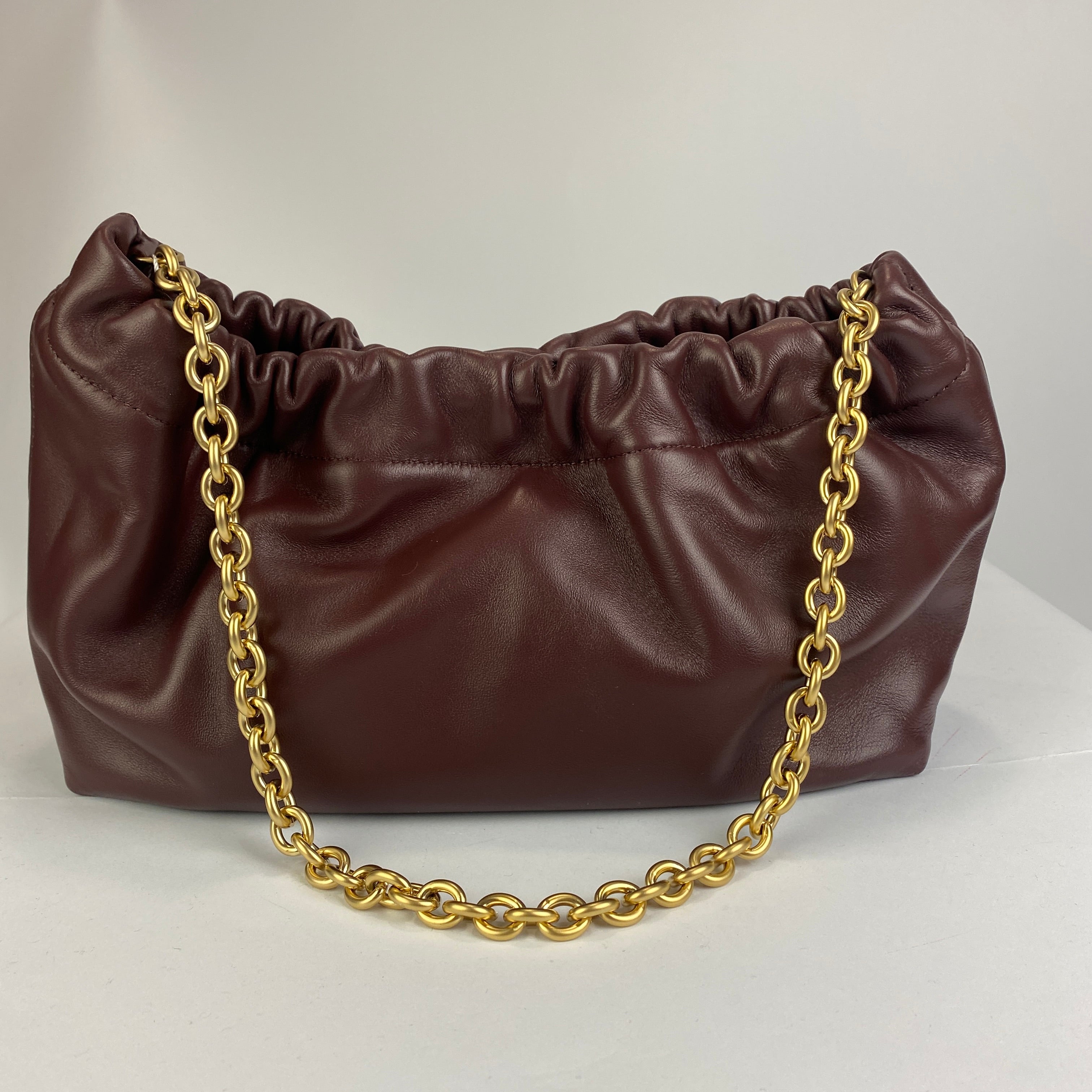 Reformation New £350 Burgundy Dahlia Shoulderbag