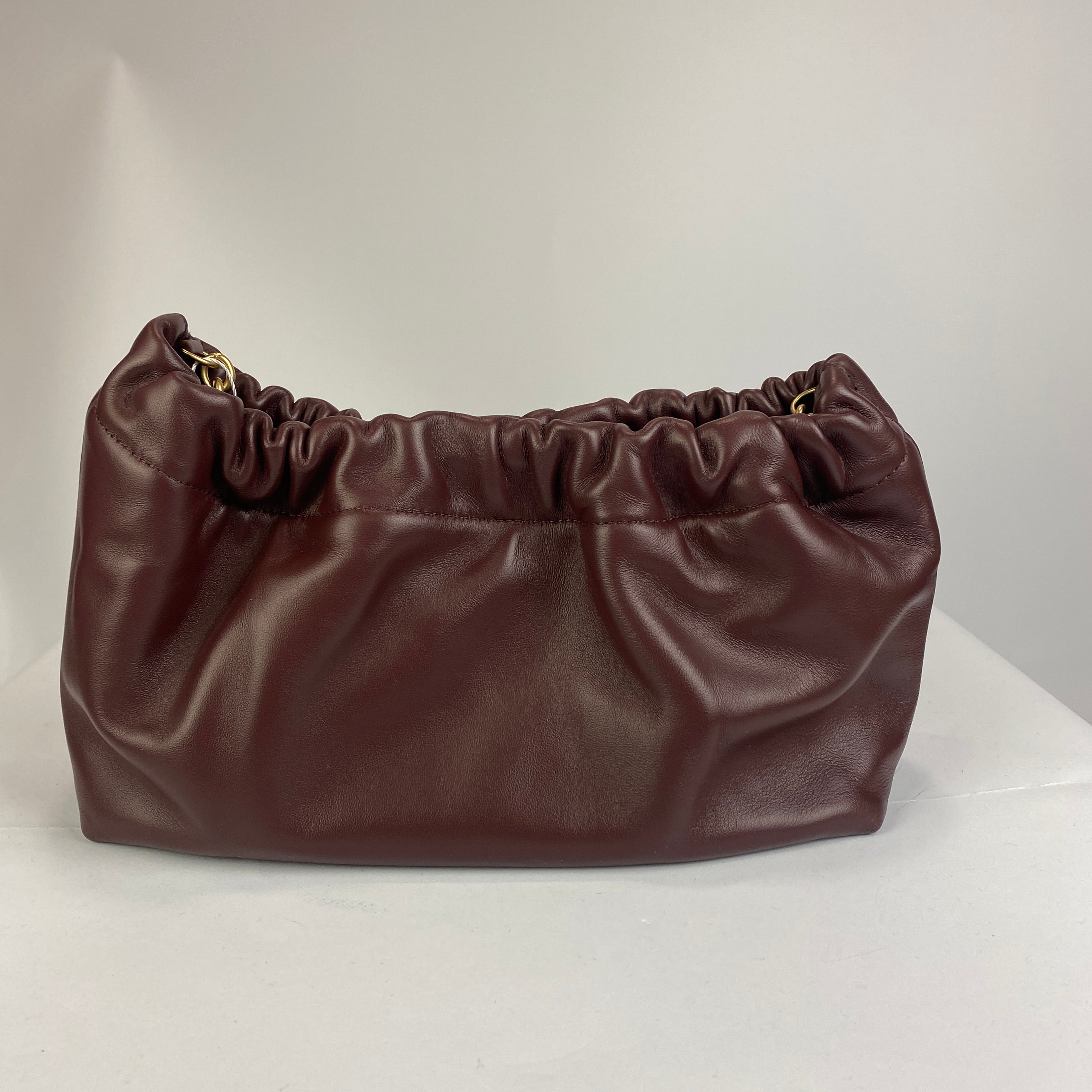Reformation New £350 Burgundy Dahlia Shoulderbag