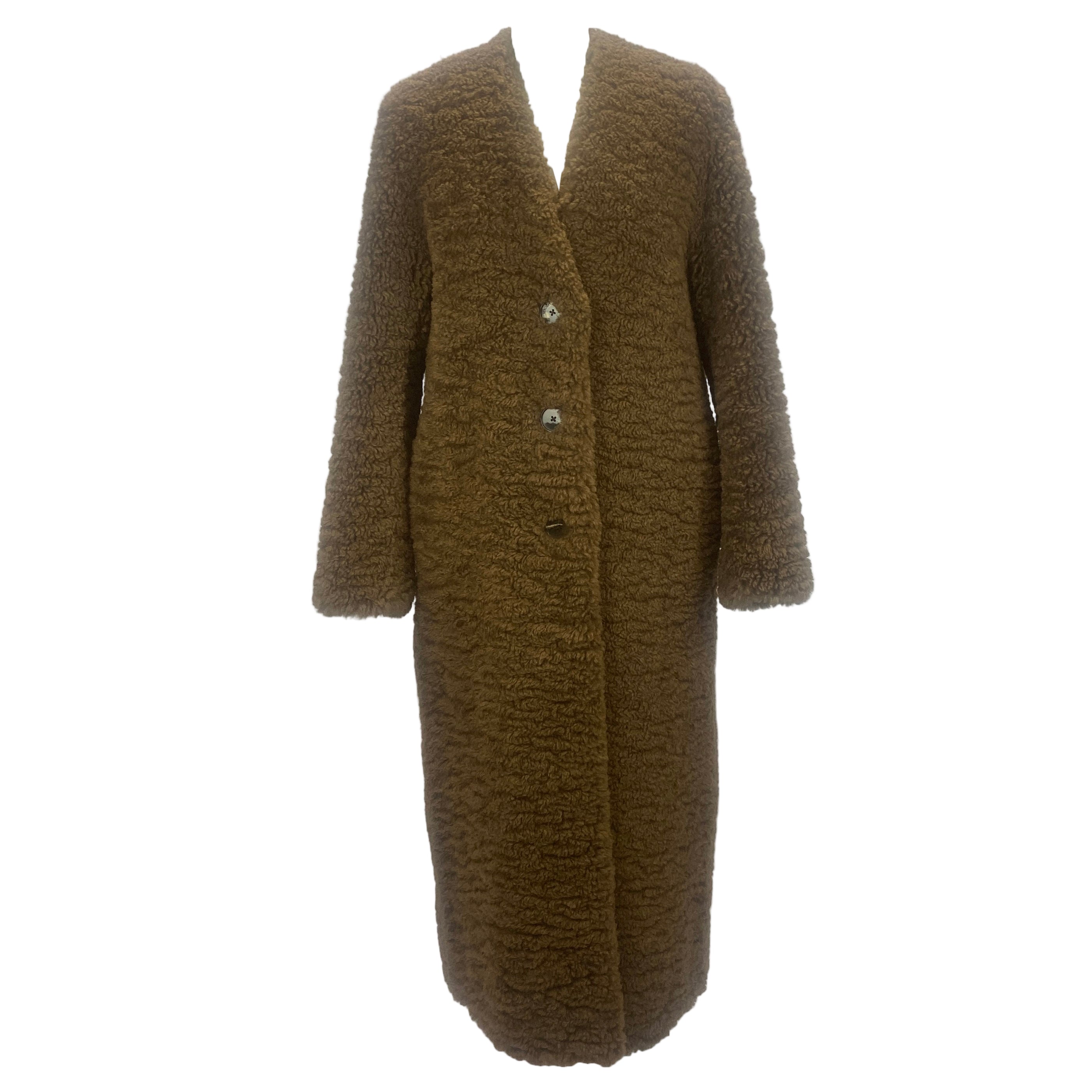 Zadig & Voltaire New £1025 Caramel Teddy Coat M