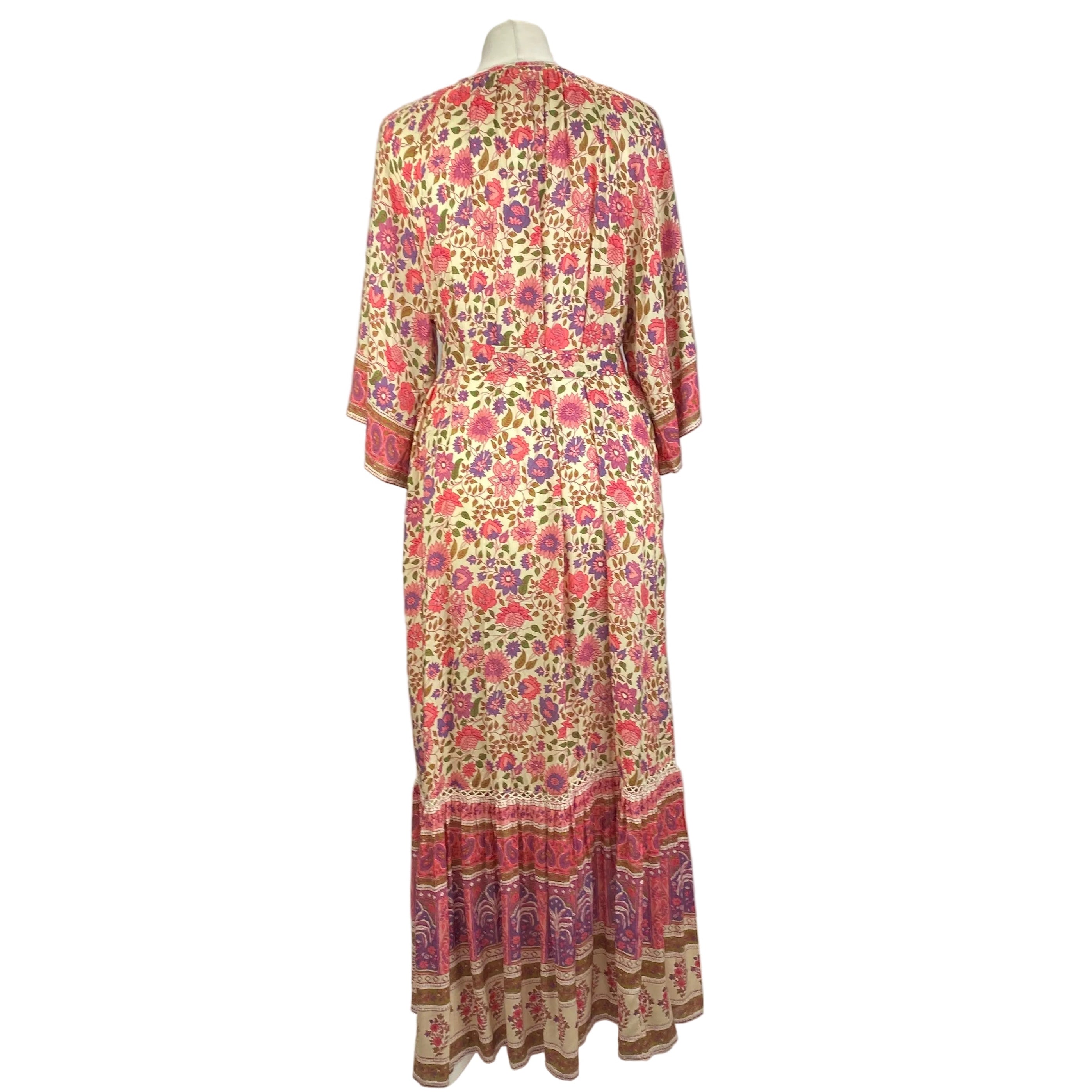 Spell Elysian New £265 Pink Floral Dress M