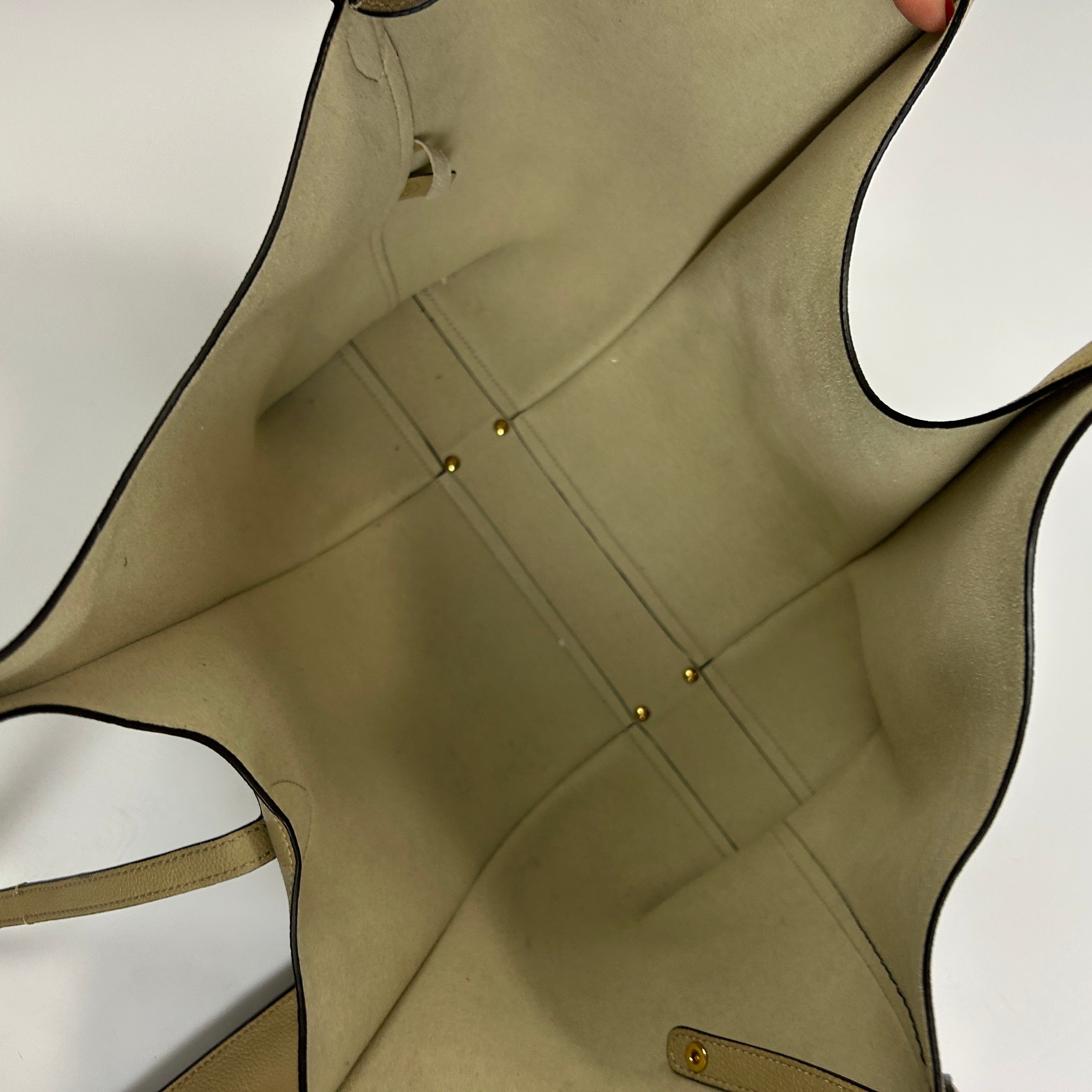 Tods New £1870 Deep Vanilla T Timeless Tote Bag