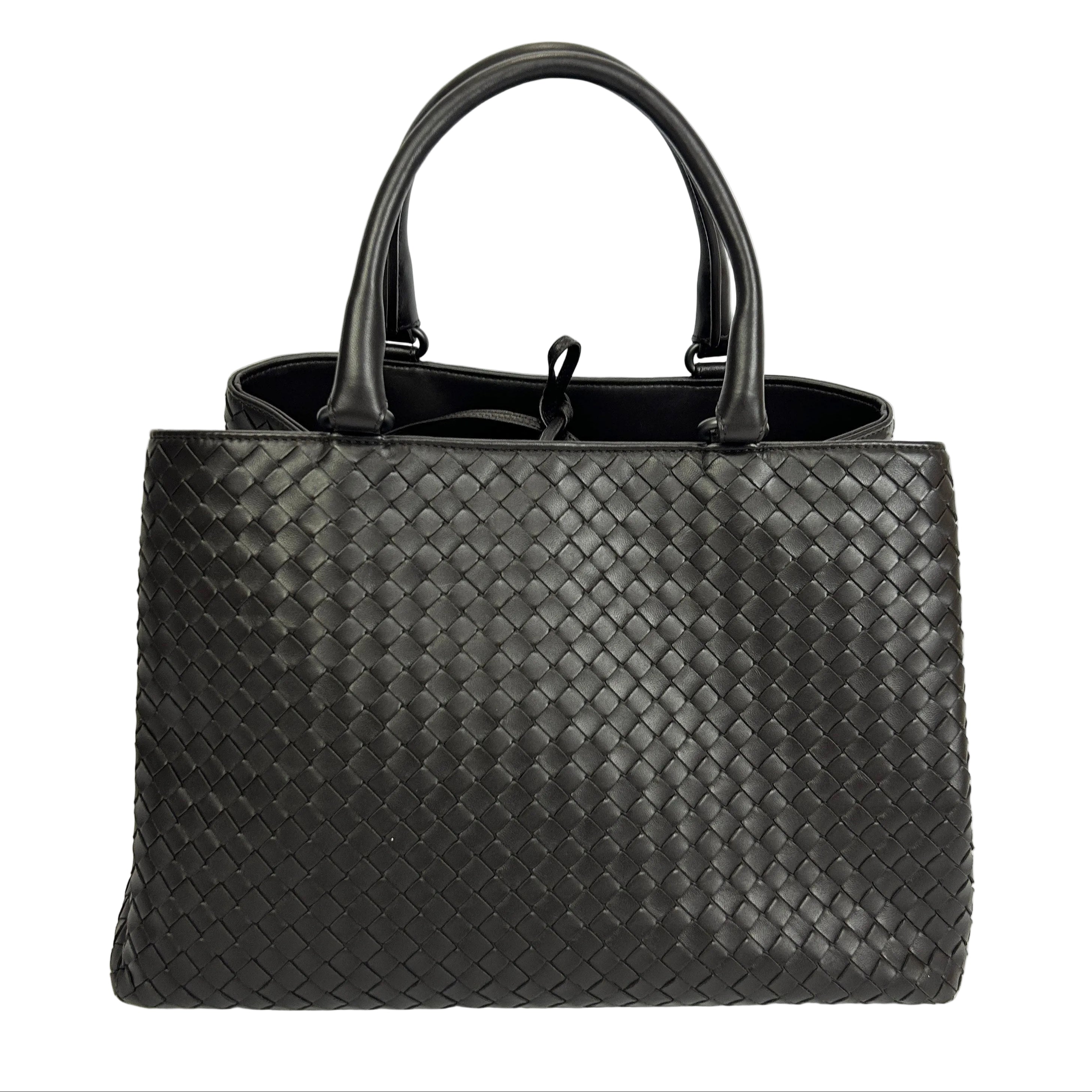 Bottega Veneta New Deep Brown Milano Tote Bag