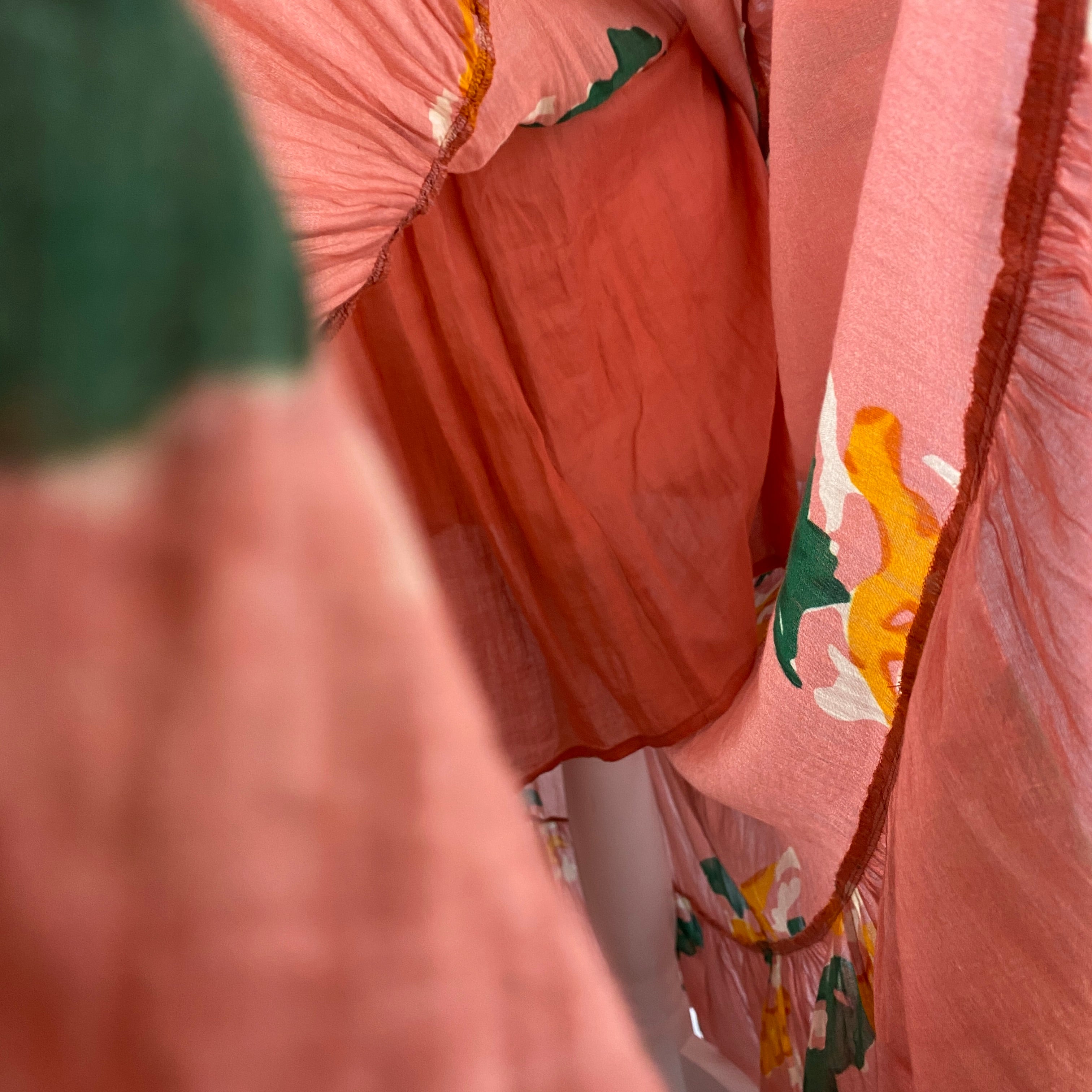 Mes Demoiselles New £260 Willou Pink Indian Print Dress XS