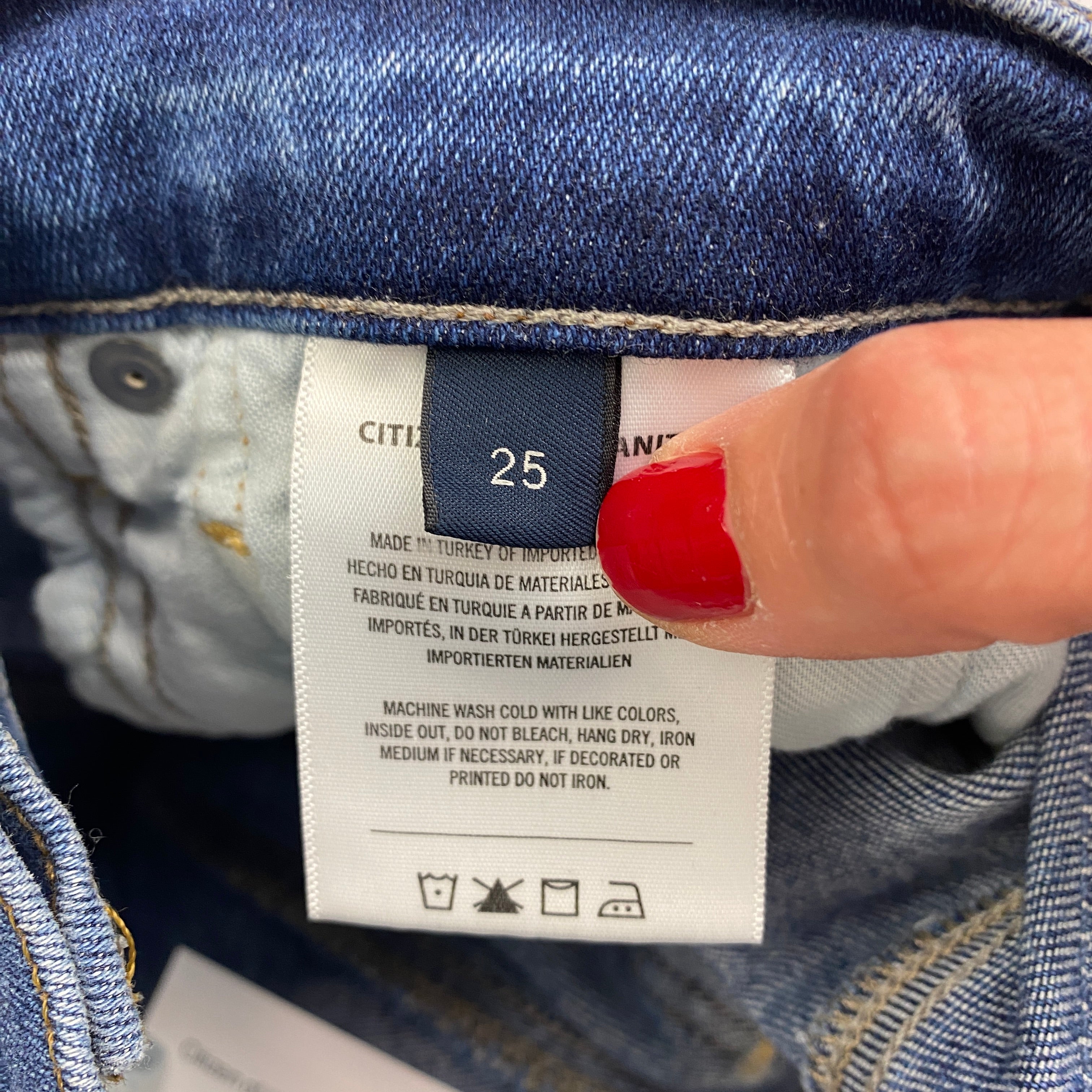 Citizens of Humanity Wide Leg Lolly Jeans 25
