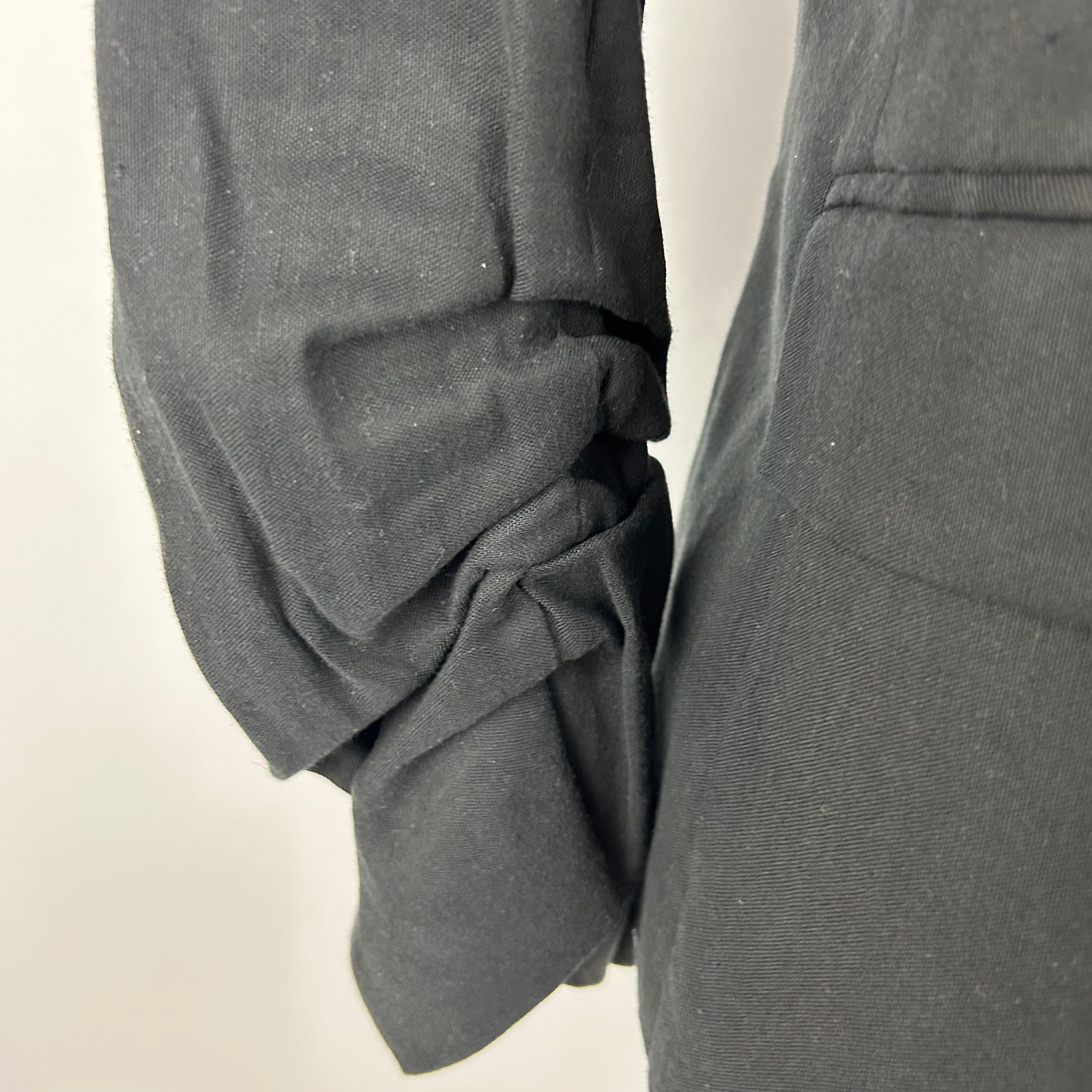 Veronica Beard Black Linen Mix Jacket S