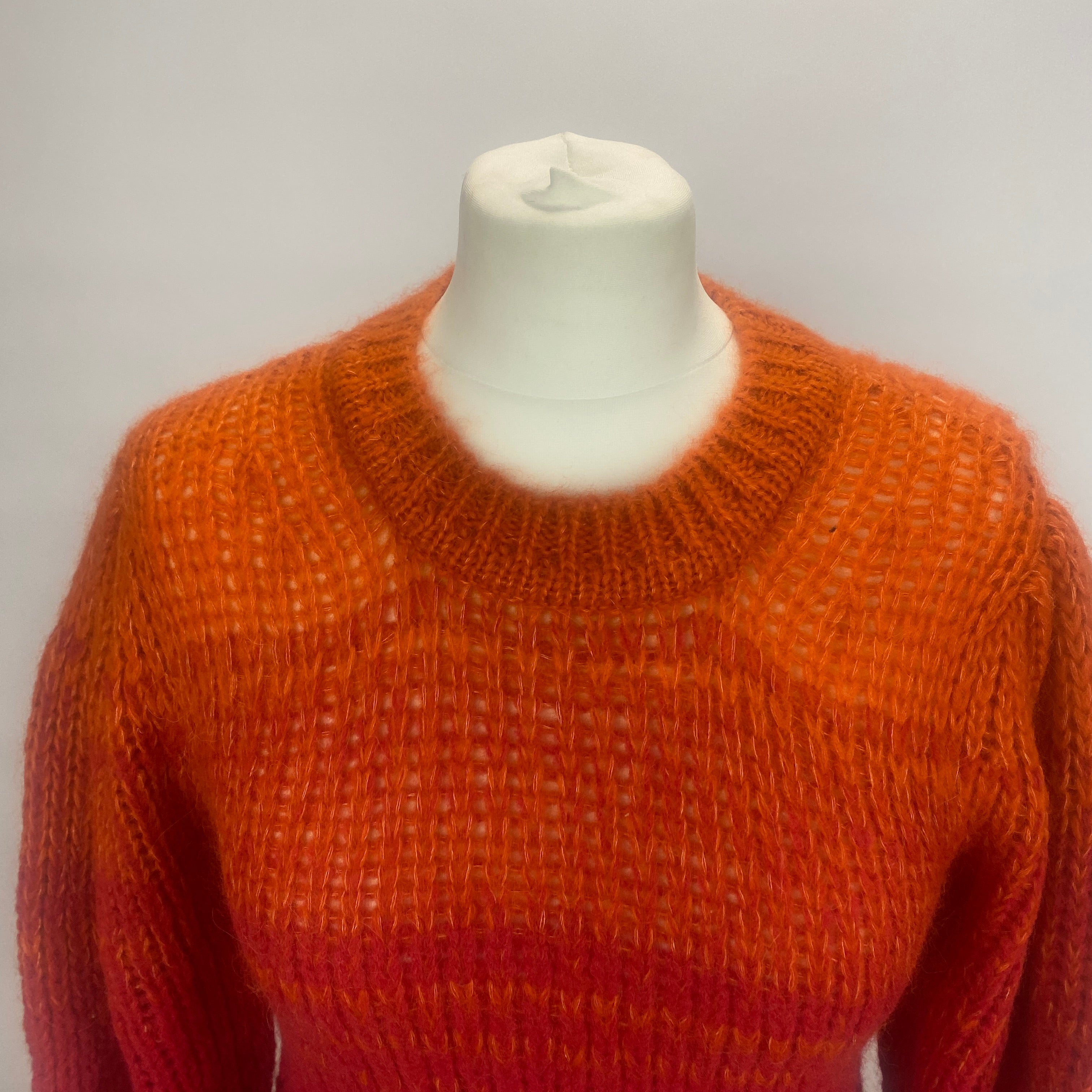 Ulla Johnson Orange & Plum Alpaca Sweater M