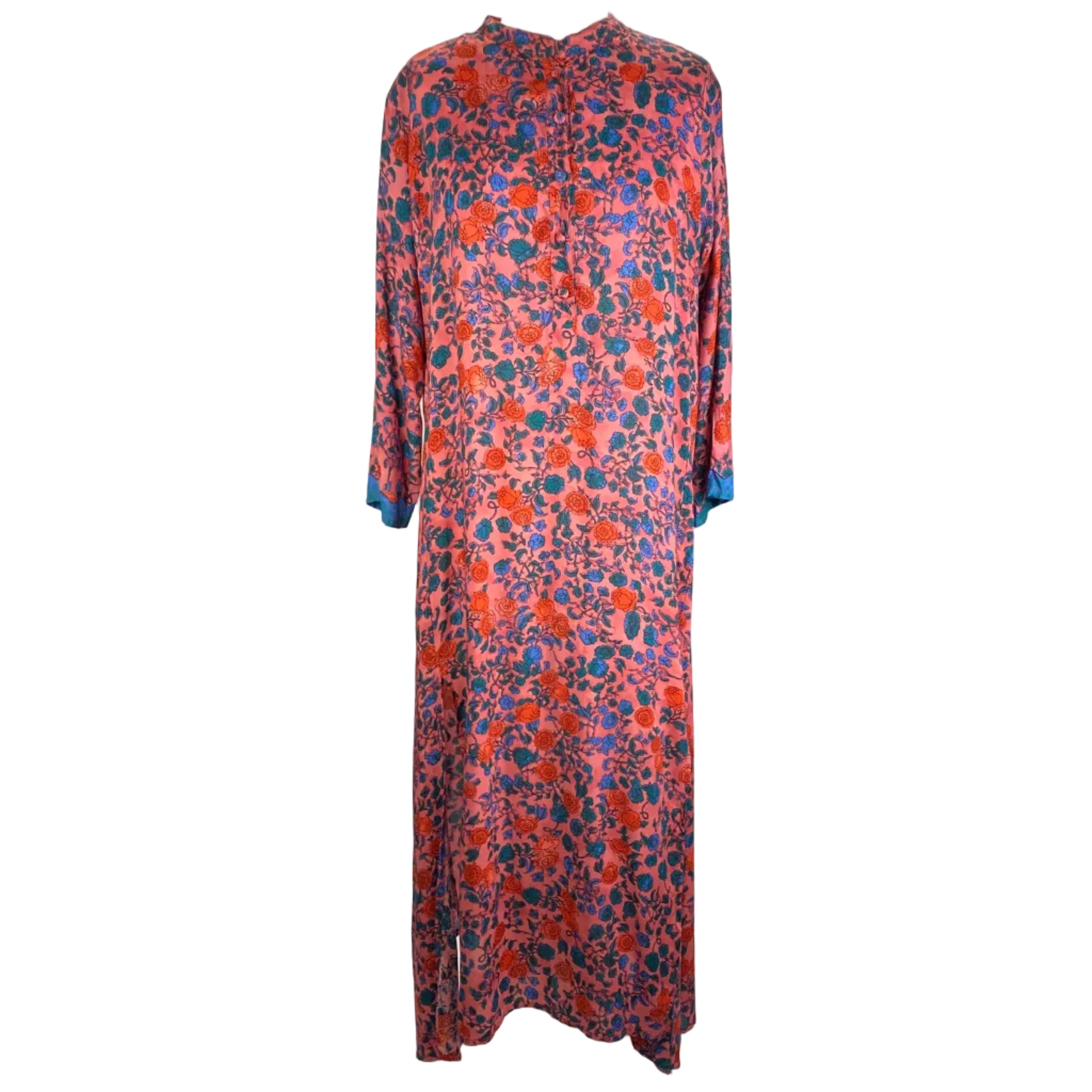 Natalie Martin New Pink Floral Maxi Dress M