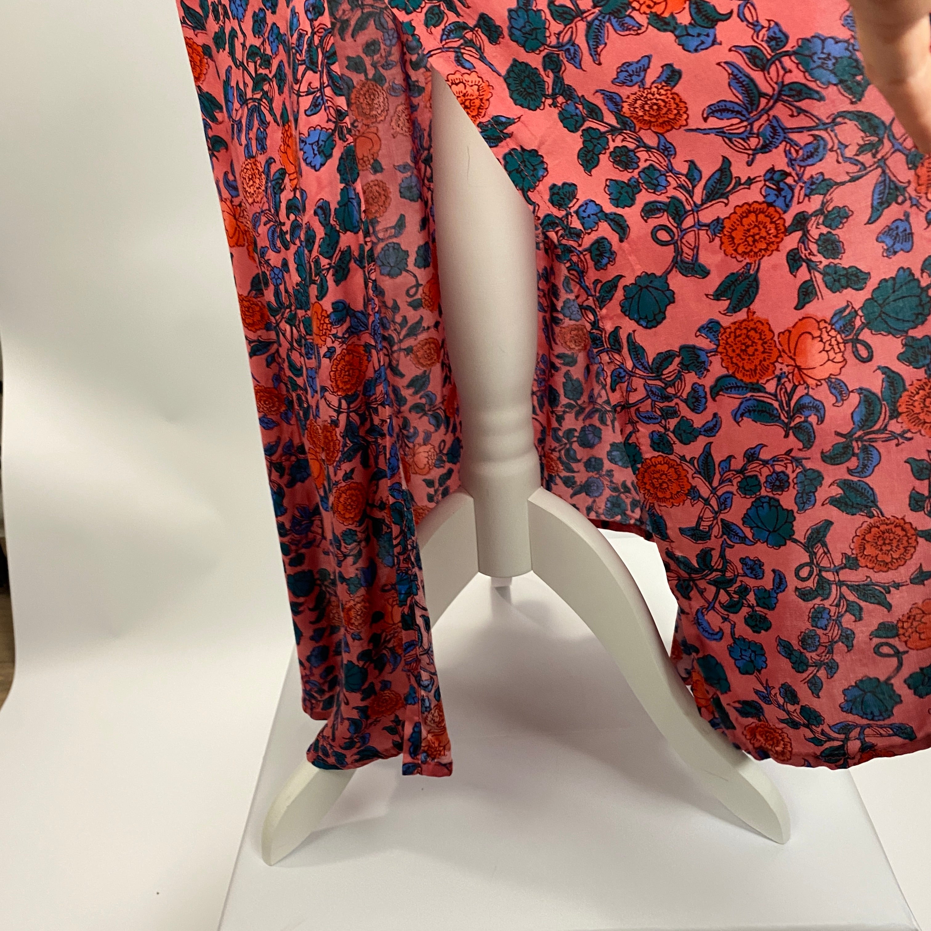Natalie Martin New Pink Floral Maxi Dress M