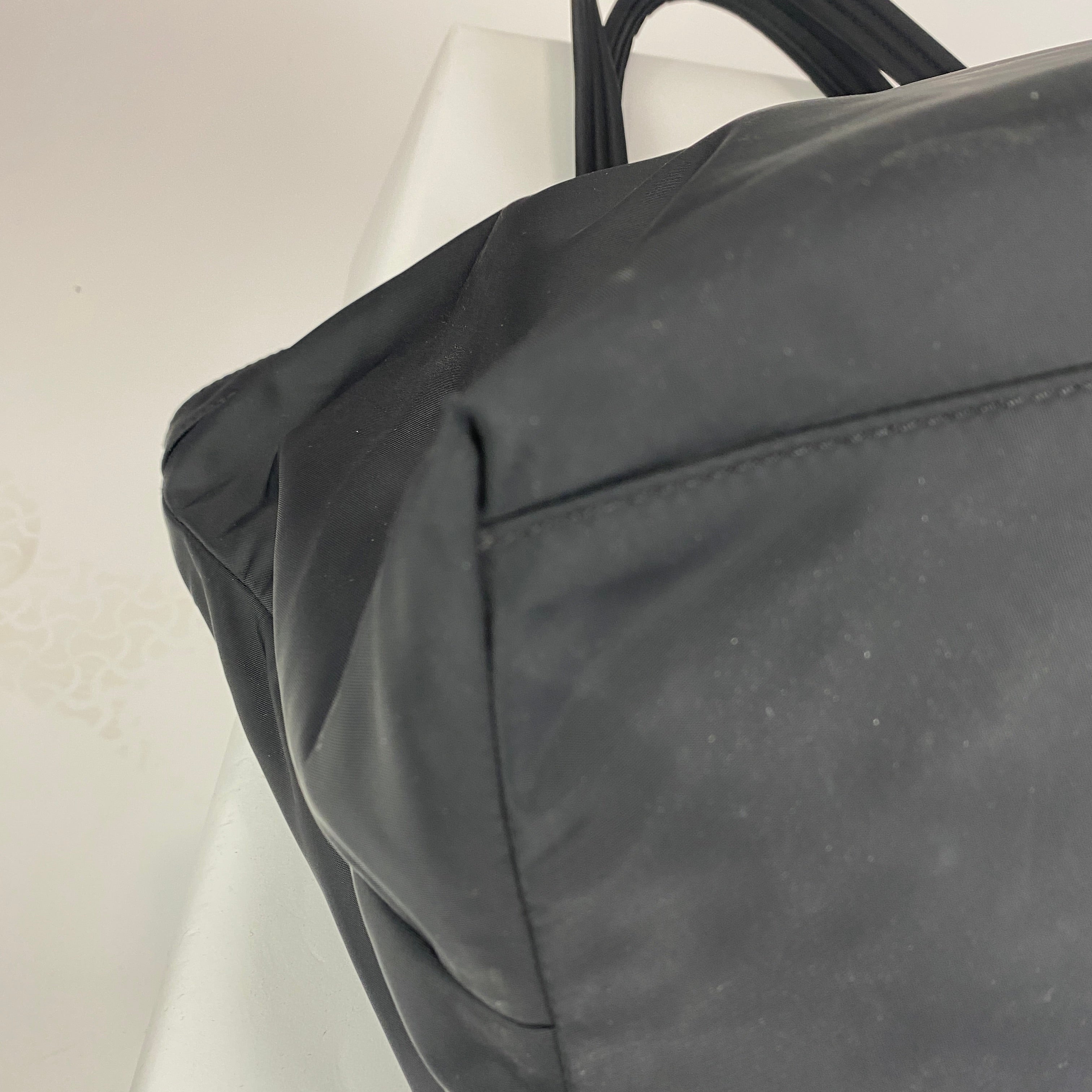 Anya Hindmarch £595 Black Nylon Multipocket Tote Bag