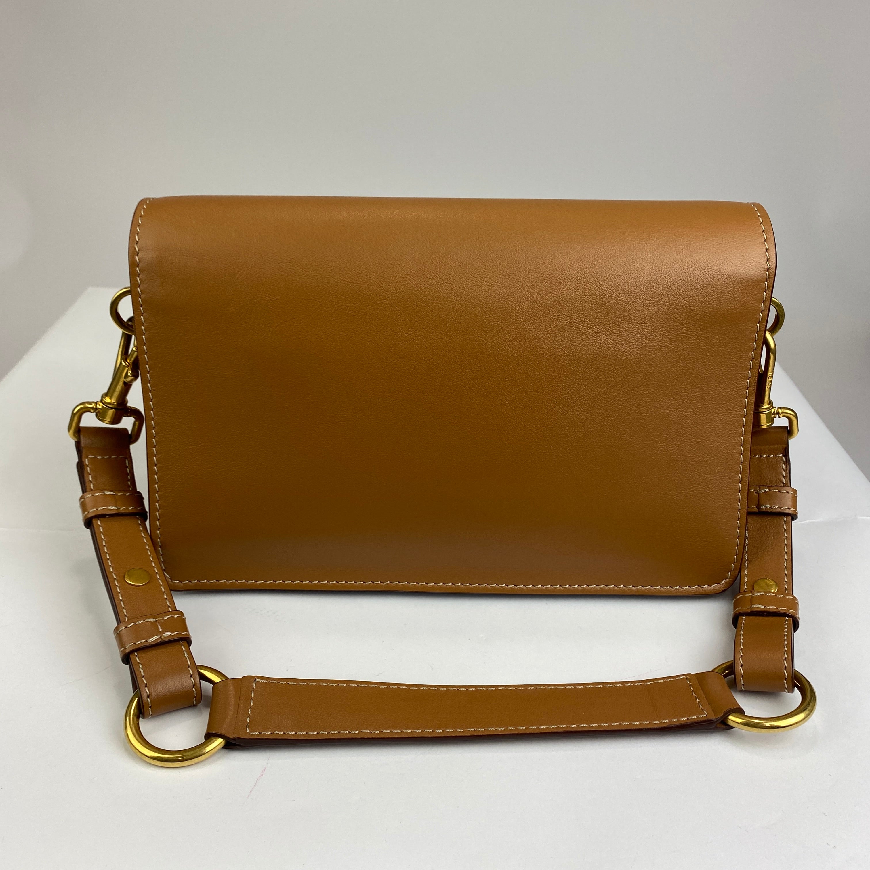 Tods New £1600 Camel Mini T Shoulderbag