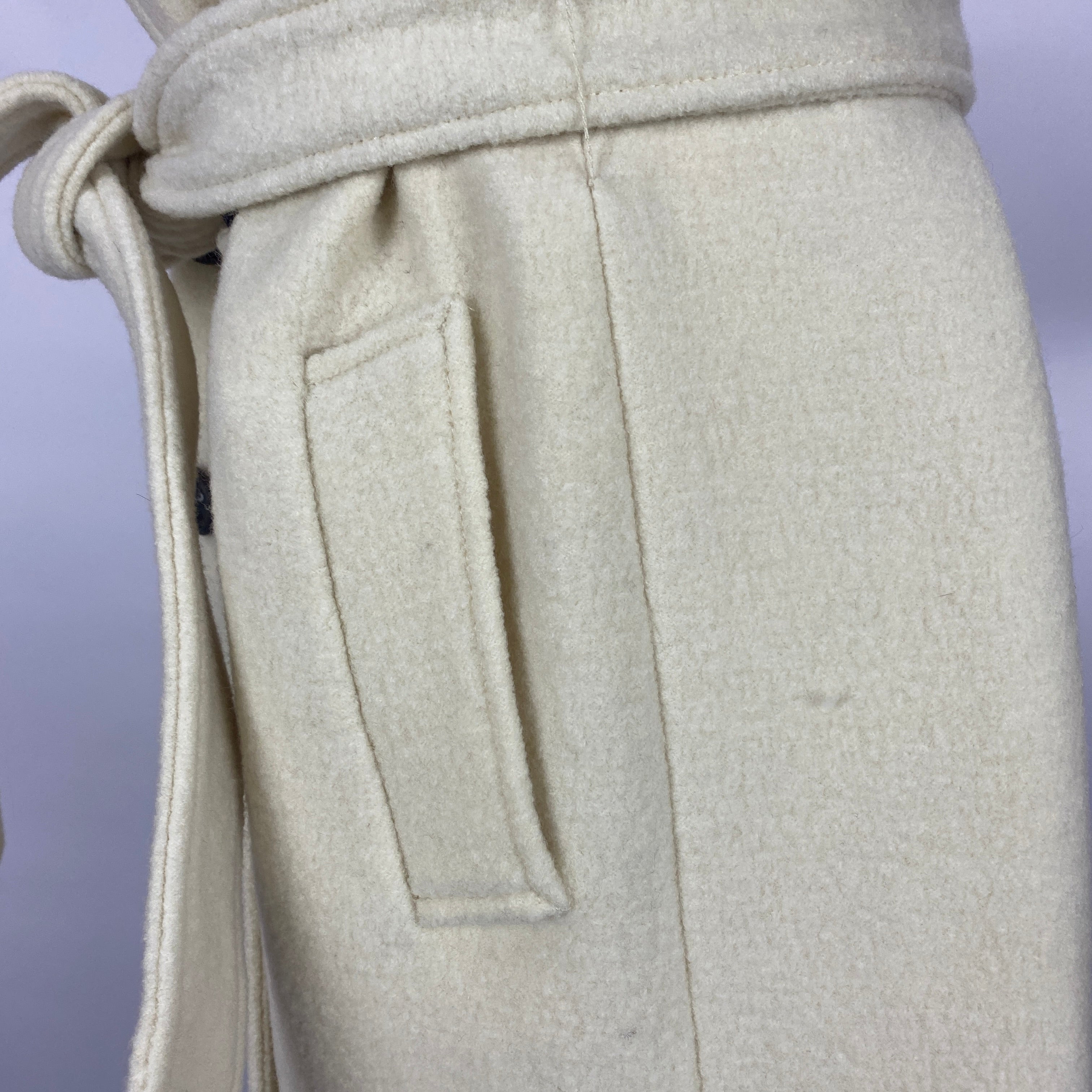 Veronica Beard New £1600 Cream Boucle Wool Della Dickey Coat S