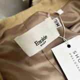 Frankie Shop Beige Oversize Belted Jacket M/L