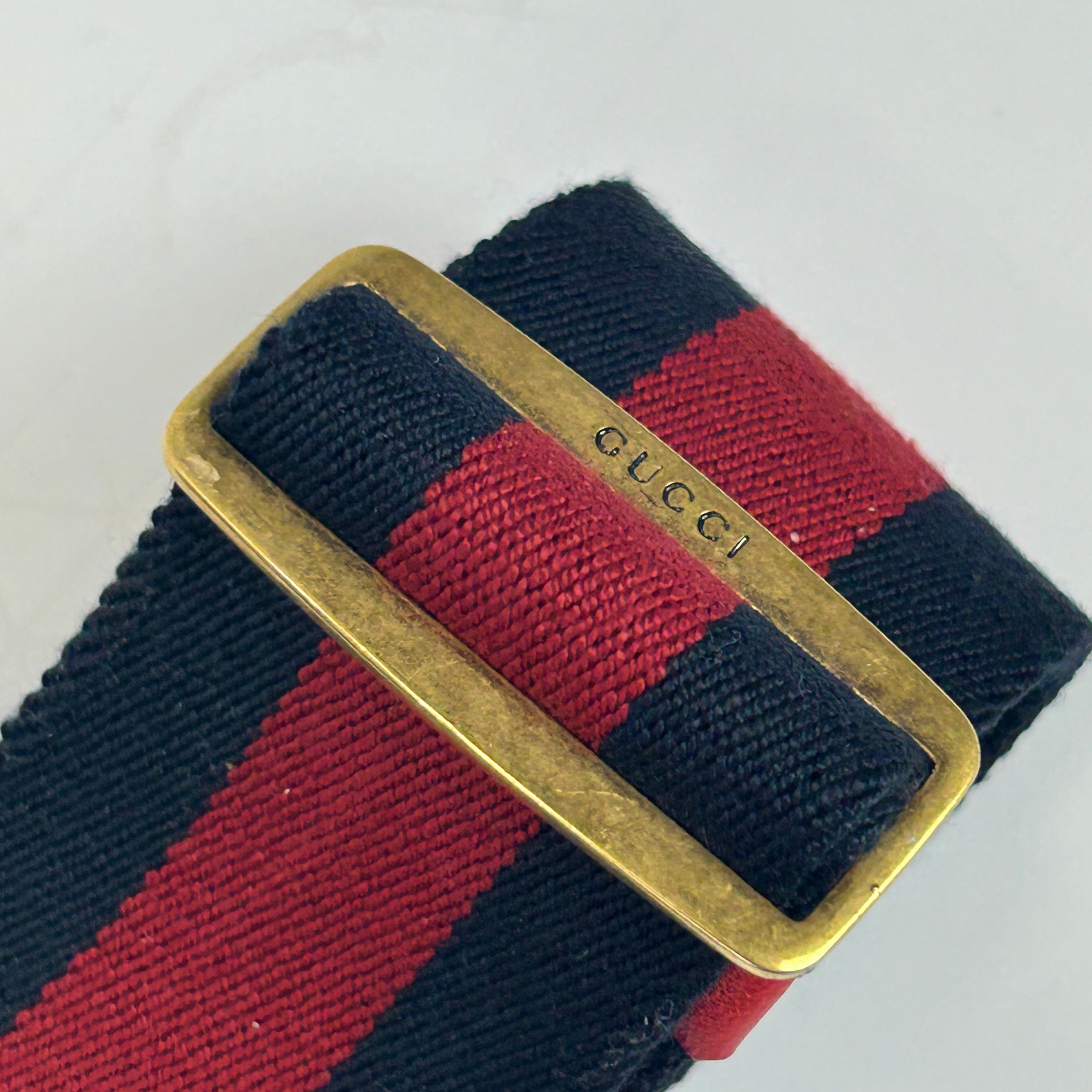 Gucci Queen Margaret Embellished Bee Belt O/S