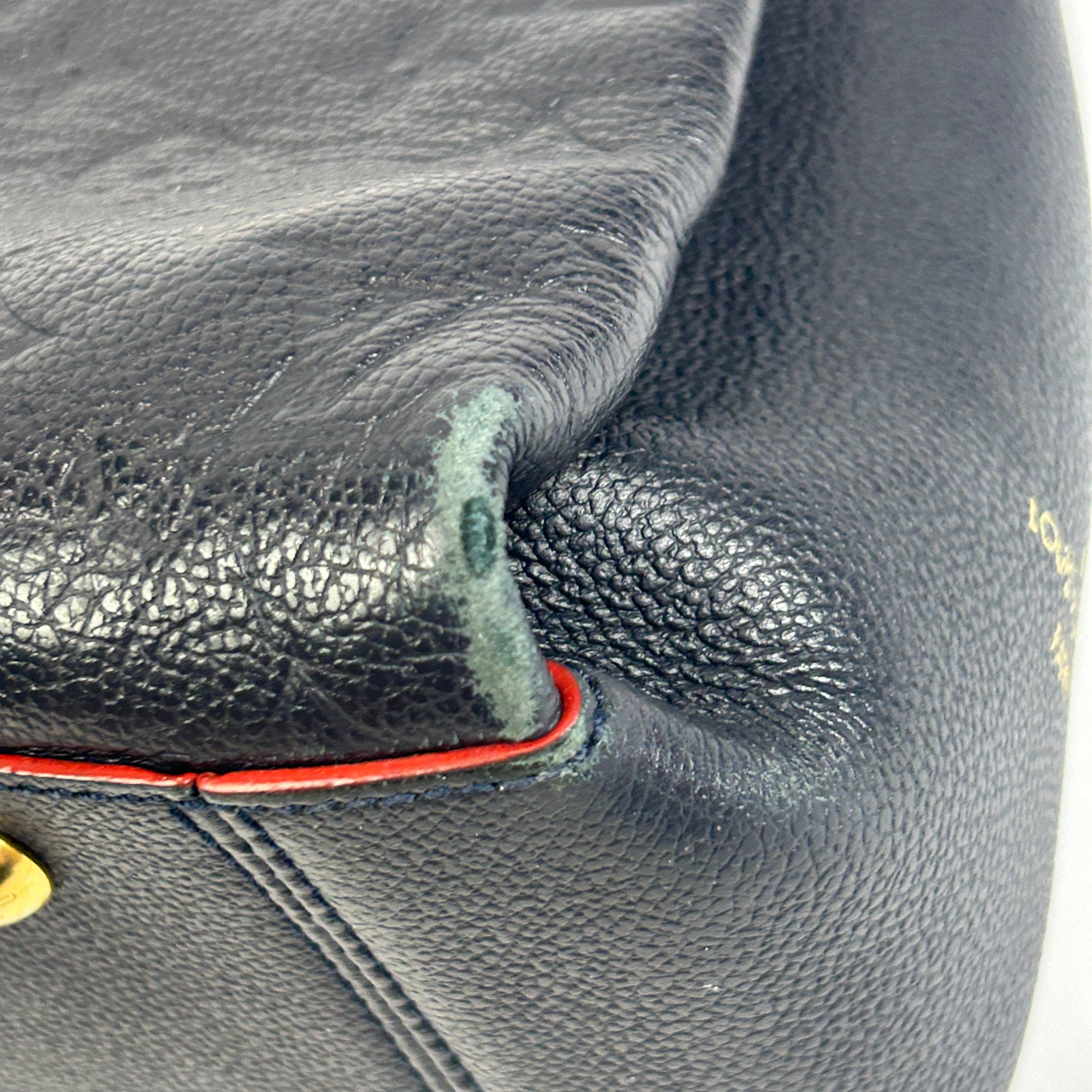 Louis Vuitton £2070 Marine Embossed Leather MM Surene Tote Bag