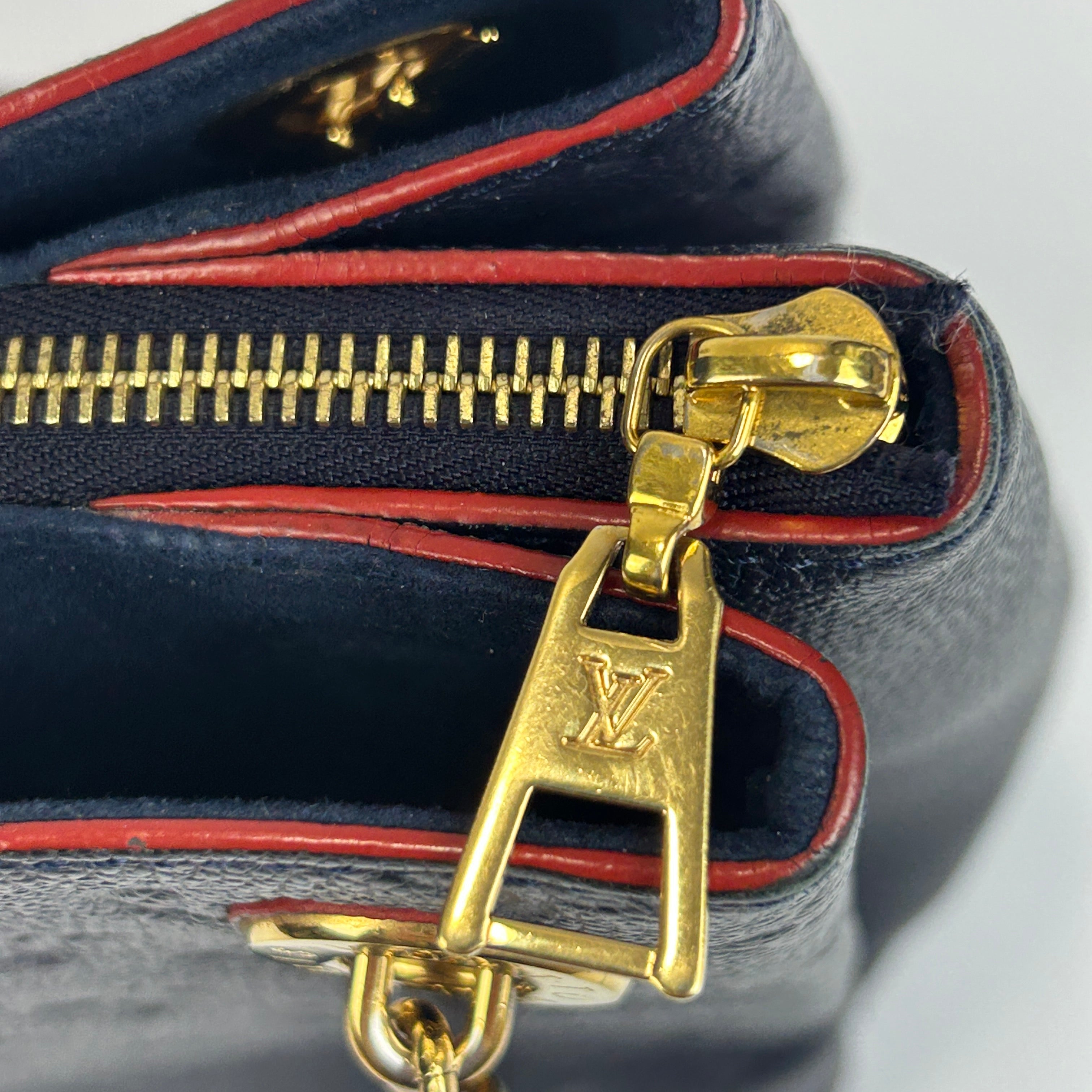 Louis Vuitton £2070 Marine Embossed Leather MM Surene Tote Bag