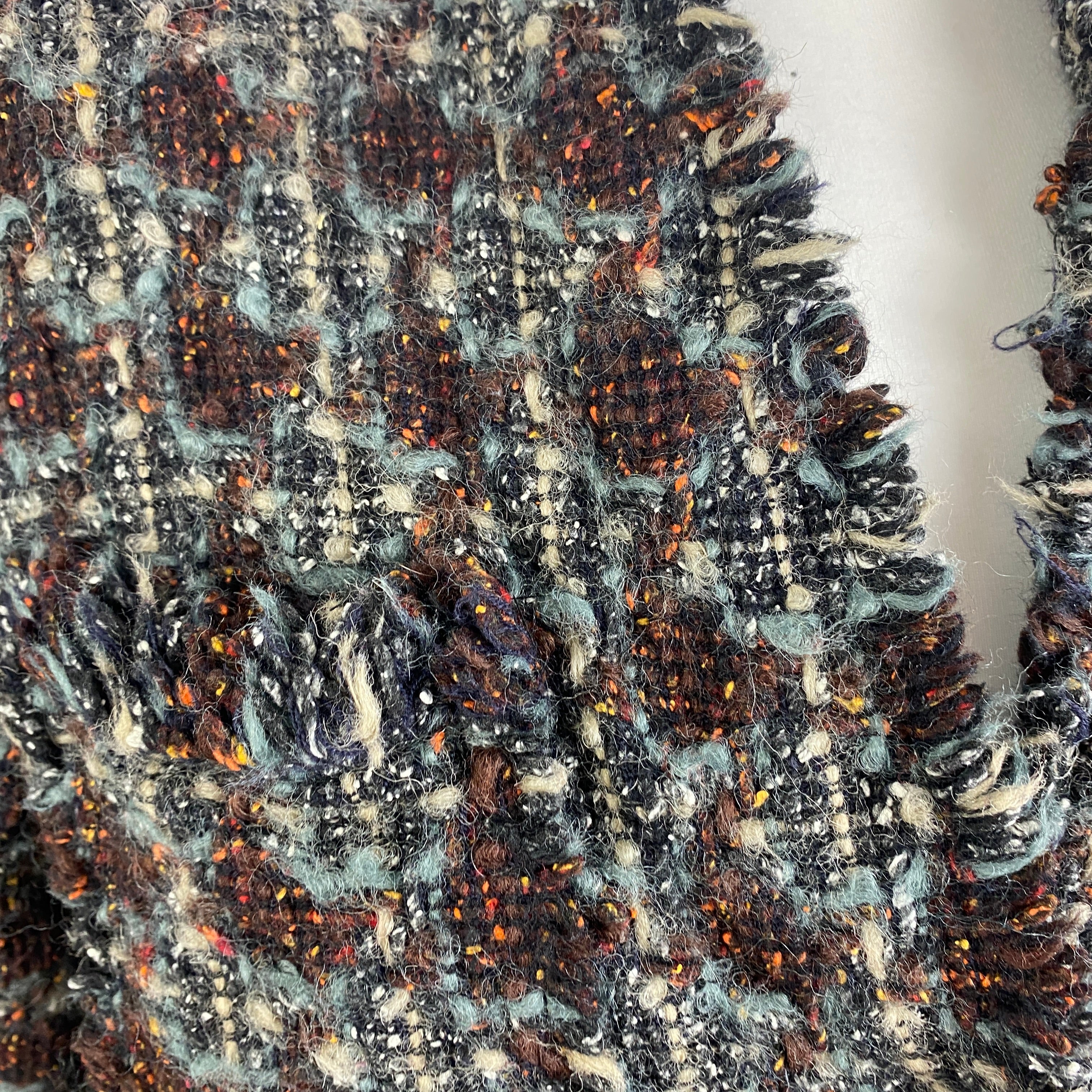 Isabel Marant Espresso & Smoke Boucle Tweed Jacket S
