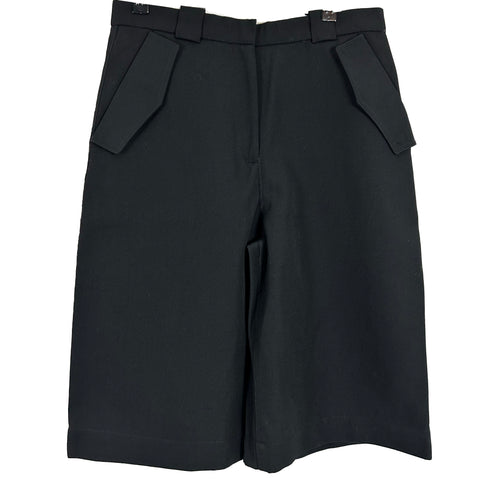 Acne Studios Brand New £340 Black Wool Bermuda Shorts XS