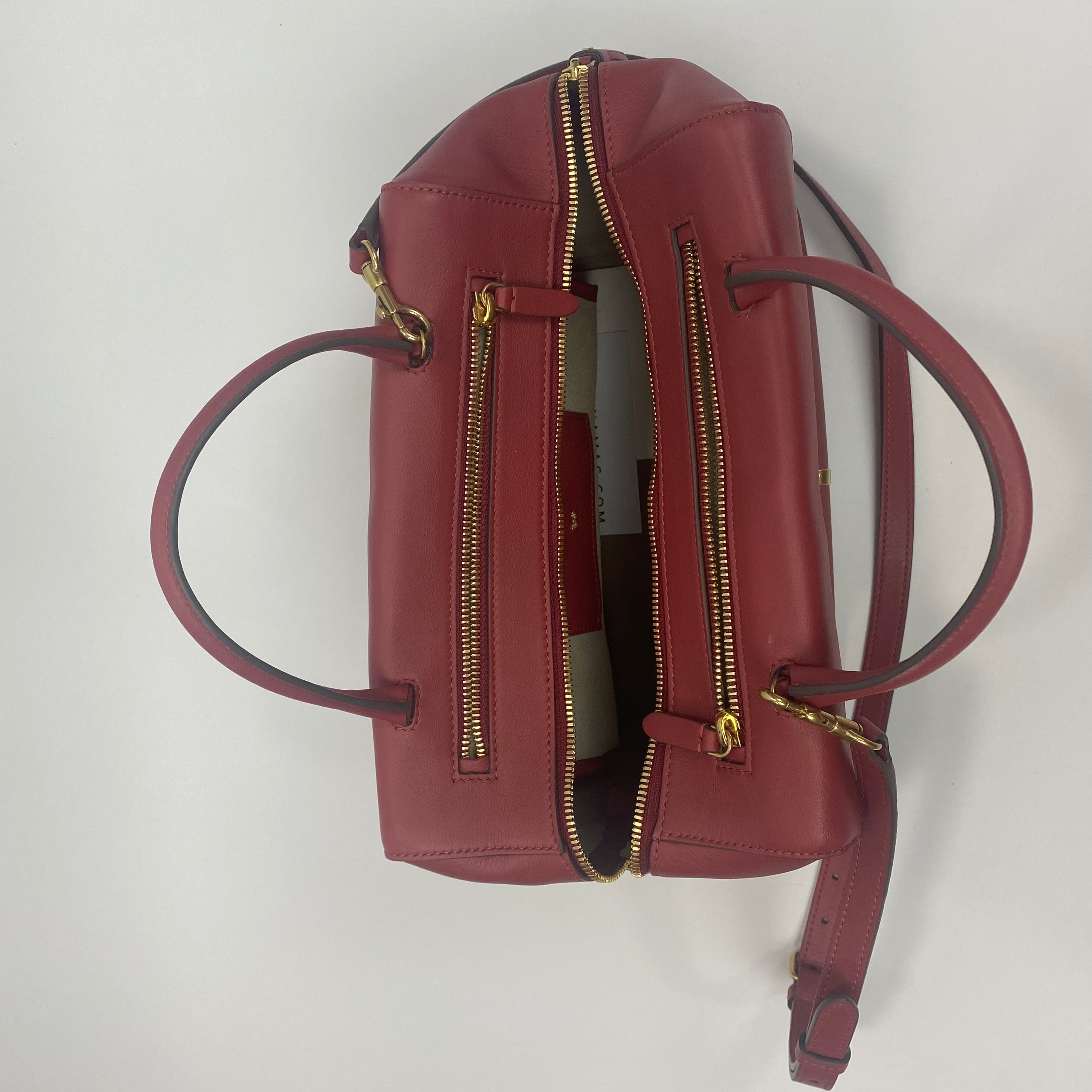 Anya Hindmarch £1650 Damson Calf Seaton Crossbody Bag
