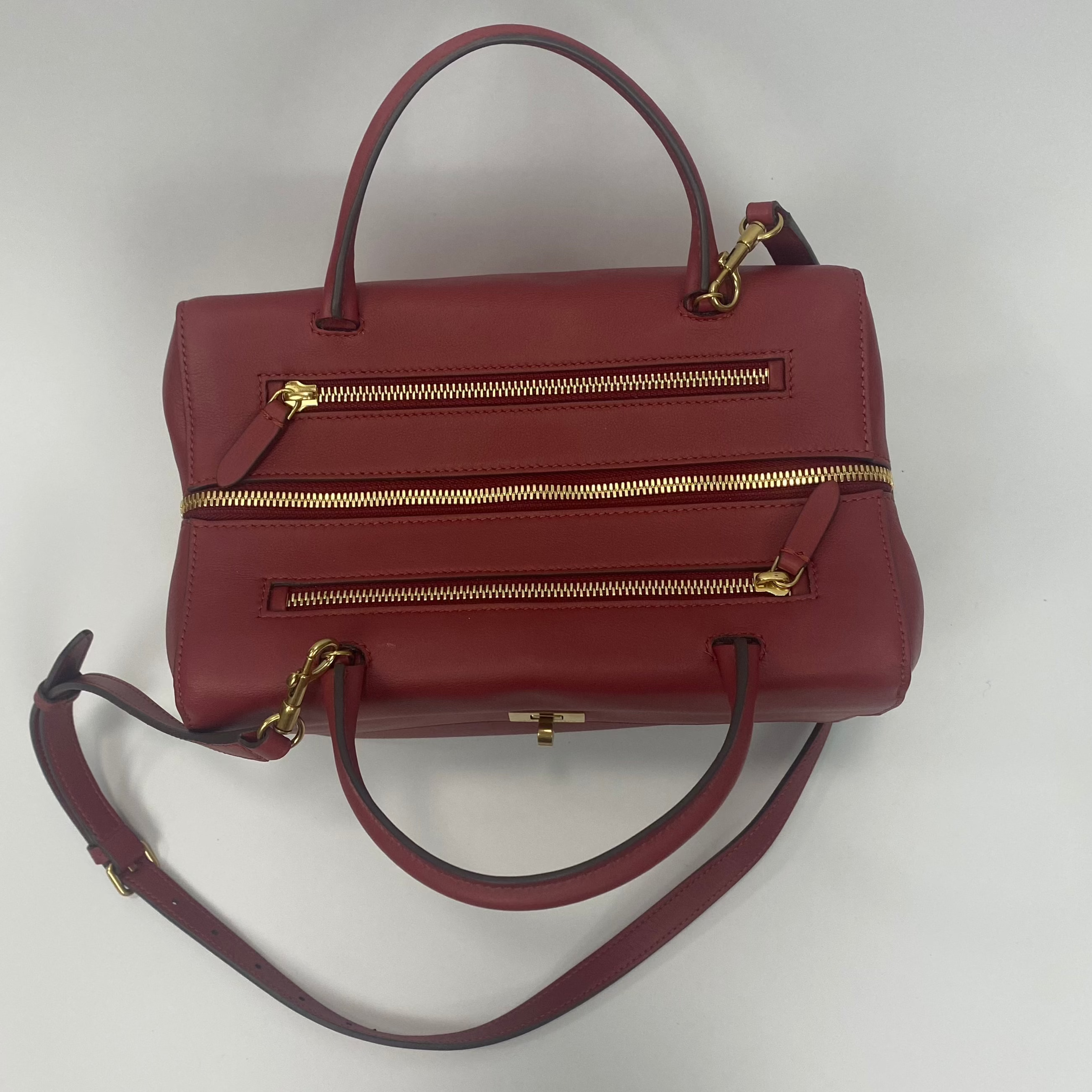 Anya Hindmarch £1650 Damson Calf Seaton Crossbody Bag