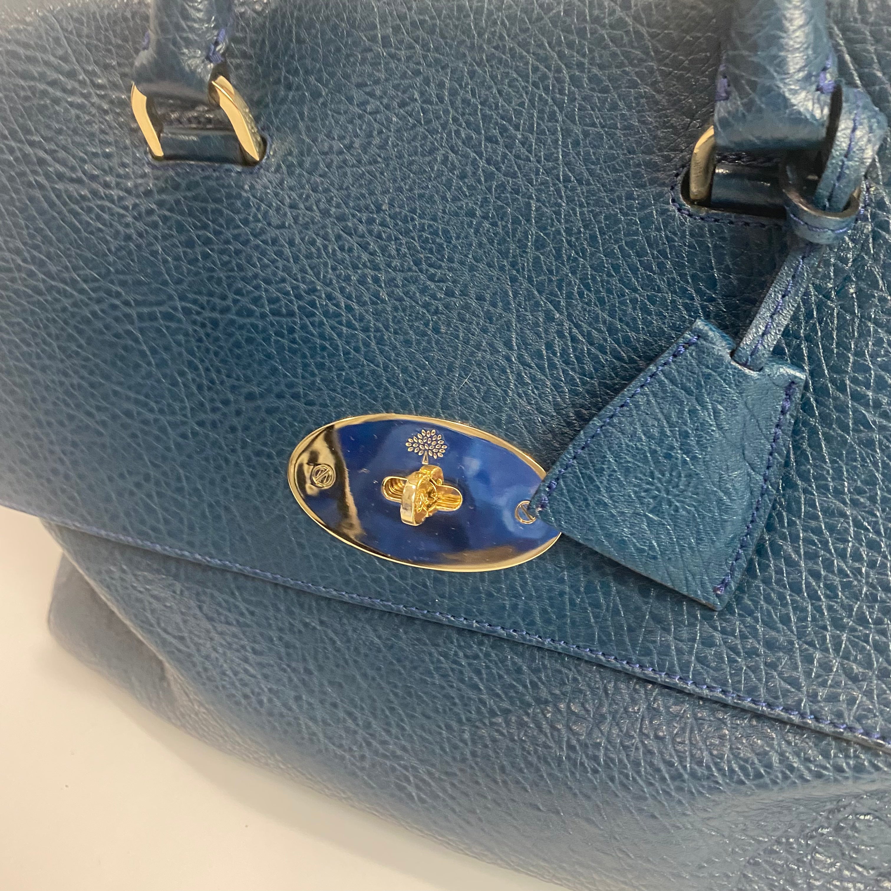Mulberry New Petrol Del Rey Tote Bag
