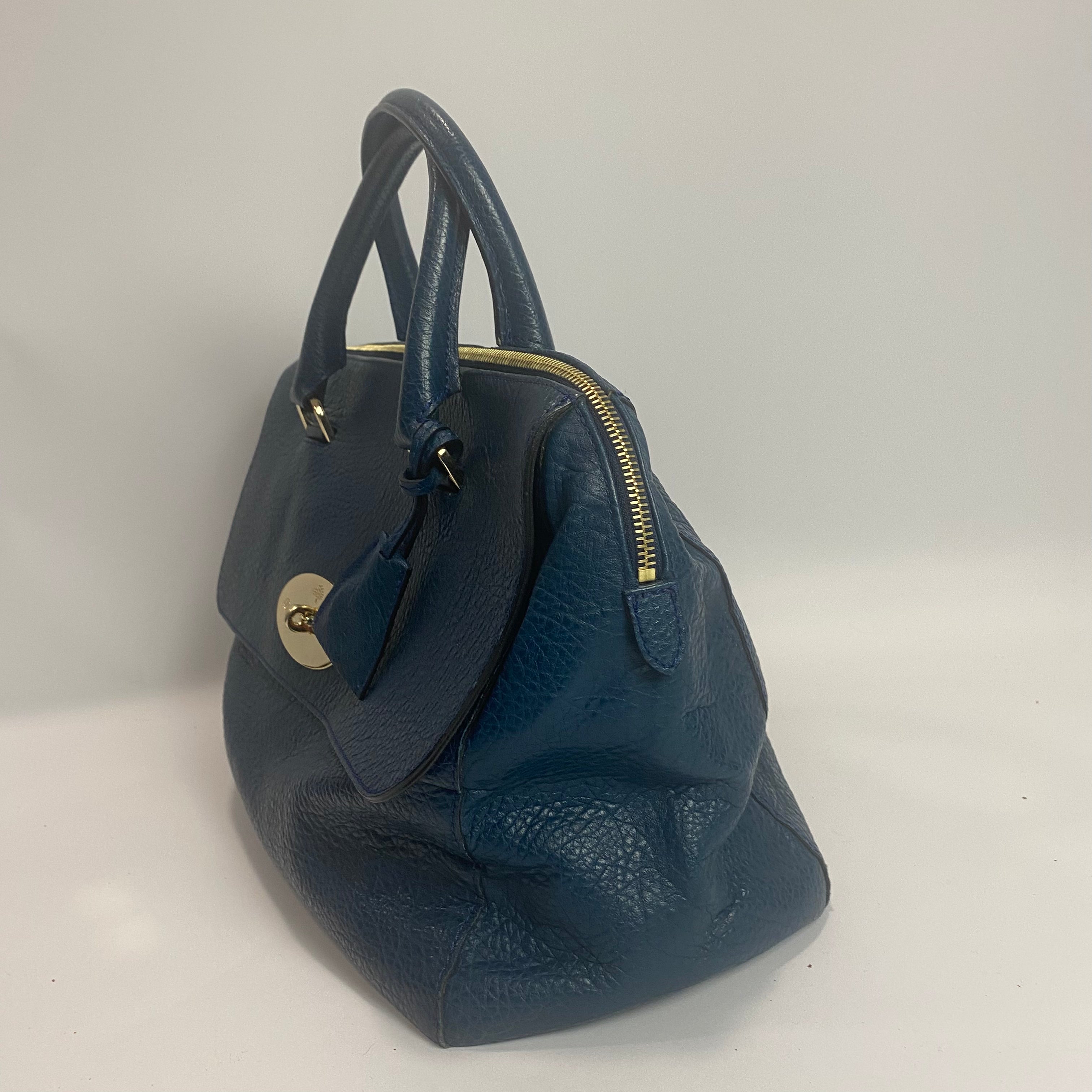 Mulberry New Petrol Del Rey Tote Bag