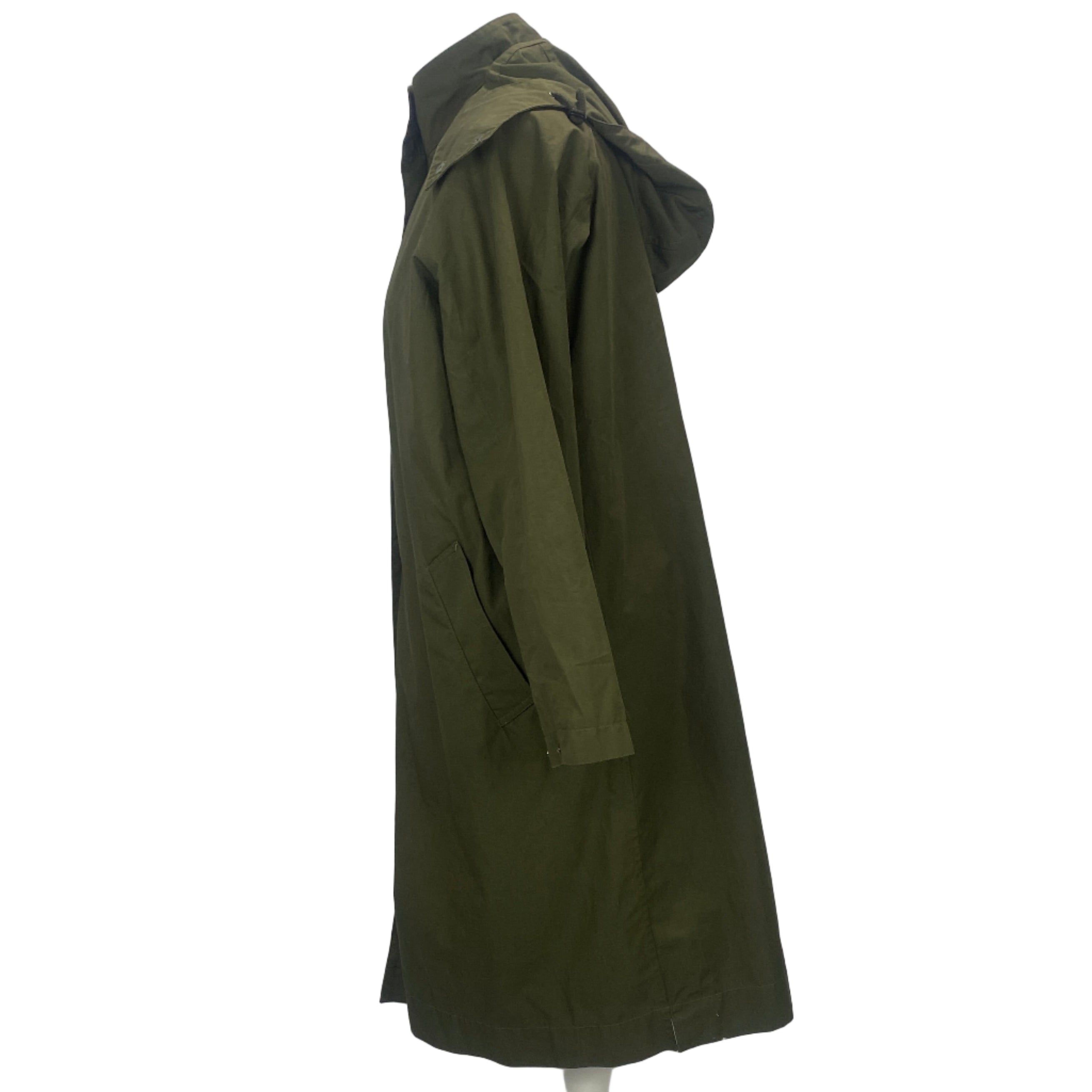 Bamford £795 Khaki Cotton Rain Mac Oversized XS/S