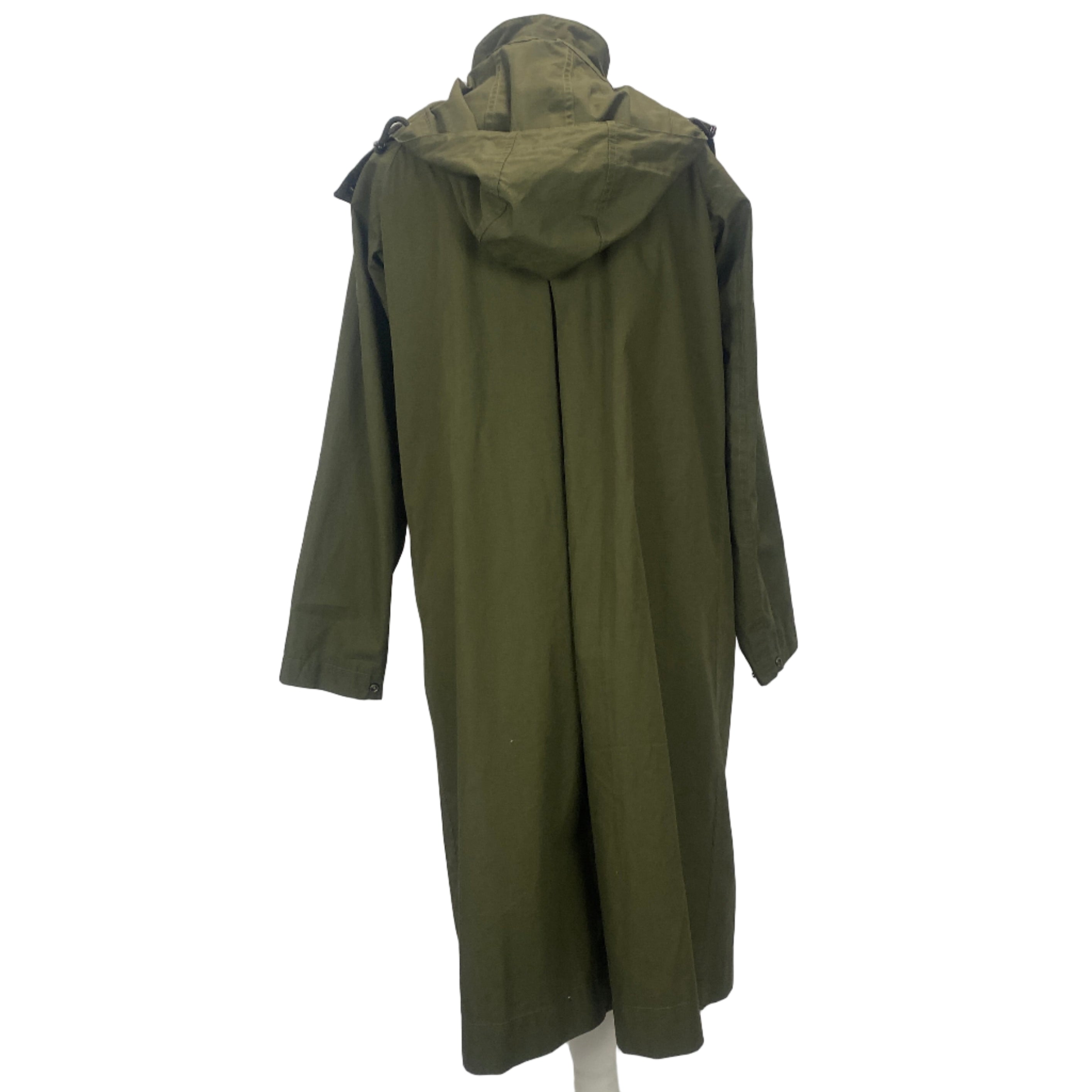 Bamford £795 Khaki Cotton Rain Mac Oversized XS/S