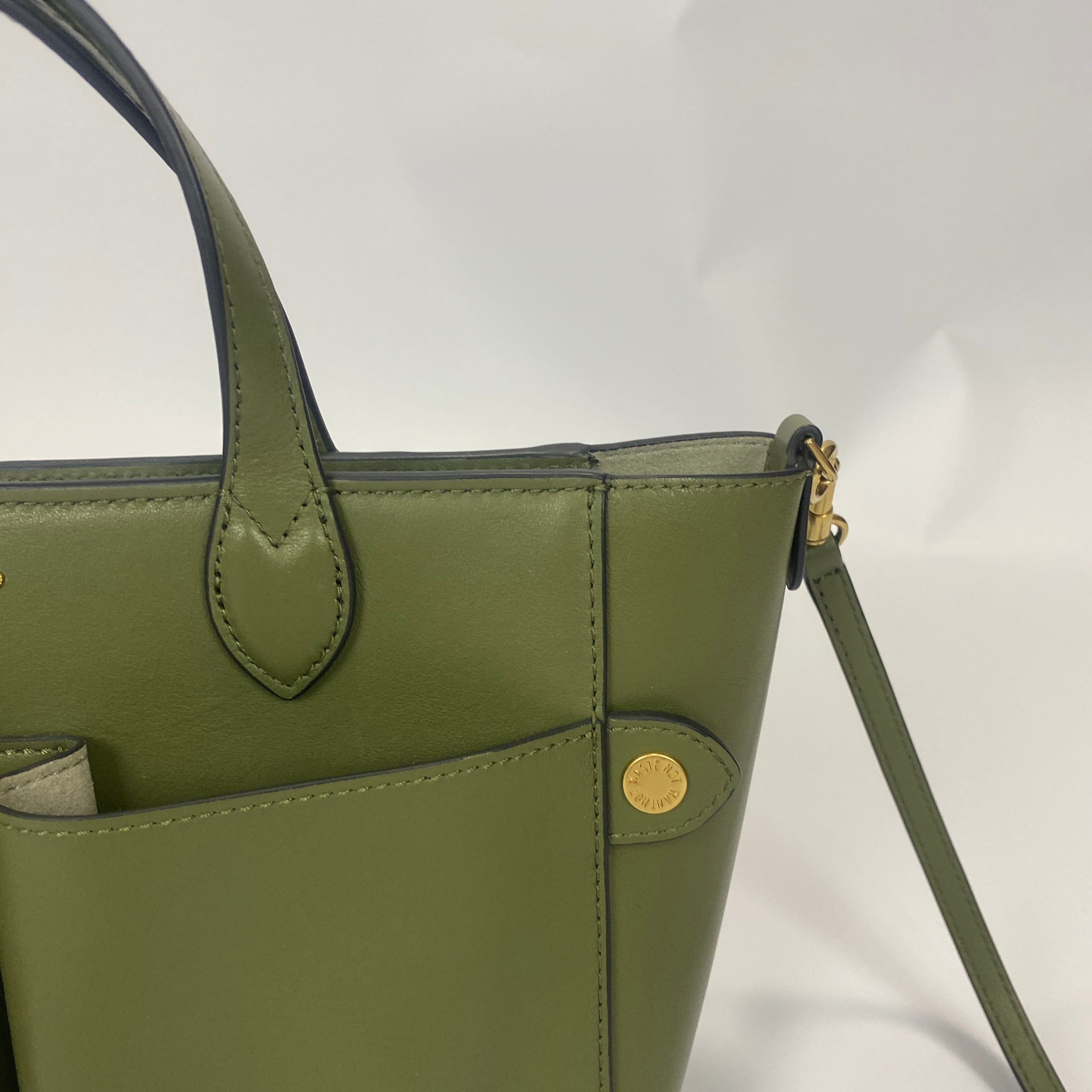 Anya Hindmarch £610 Light Olive XS Nevis Tote Bag