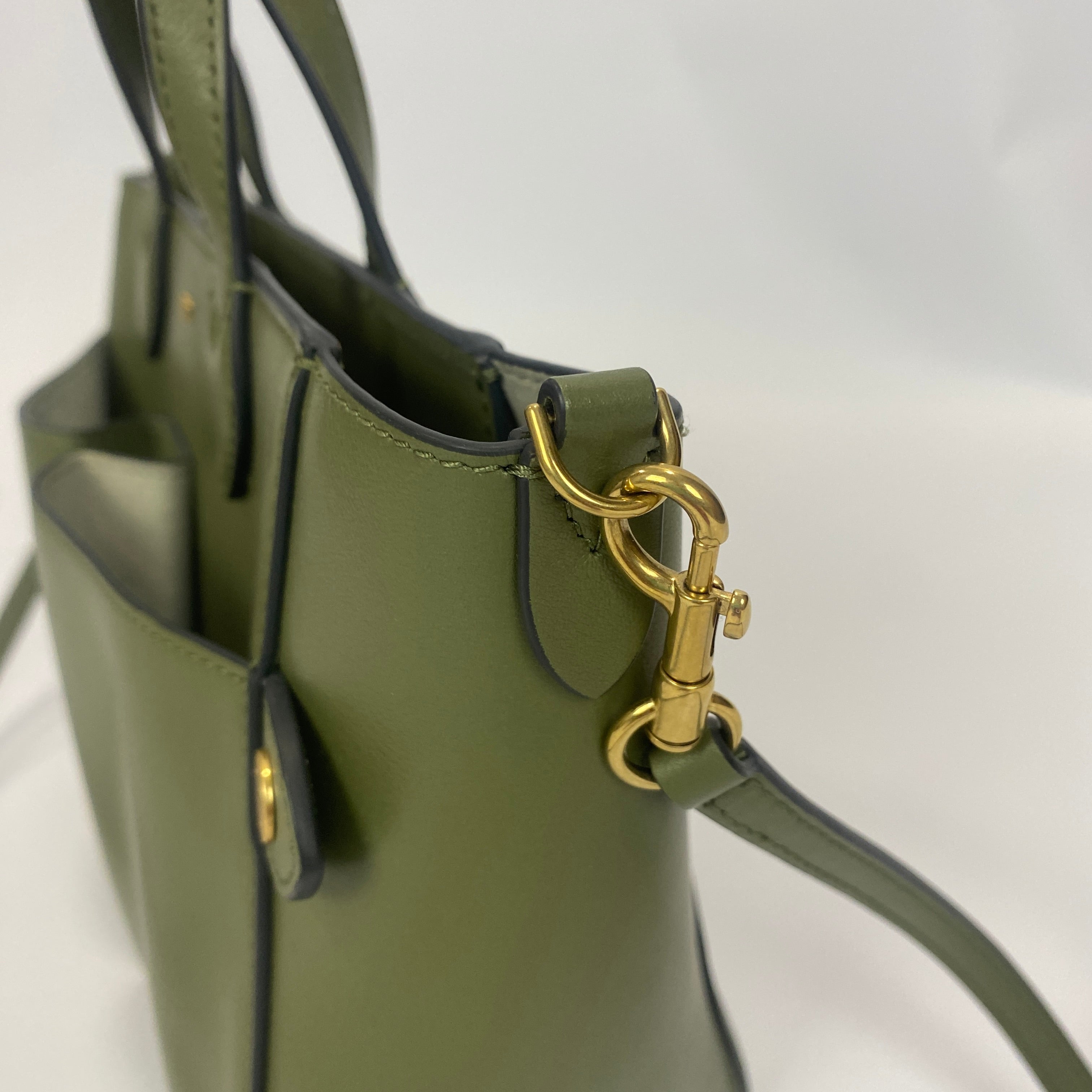 Anya Hindmarch £610 Light Olive XS Nevis Tote Bag
