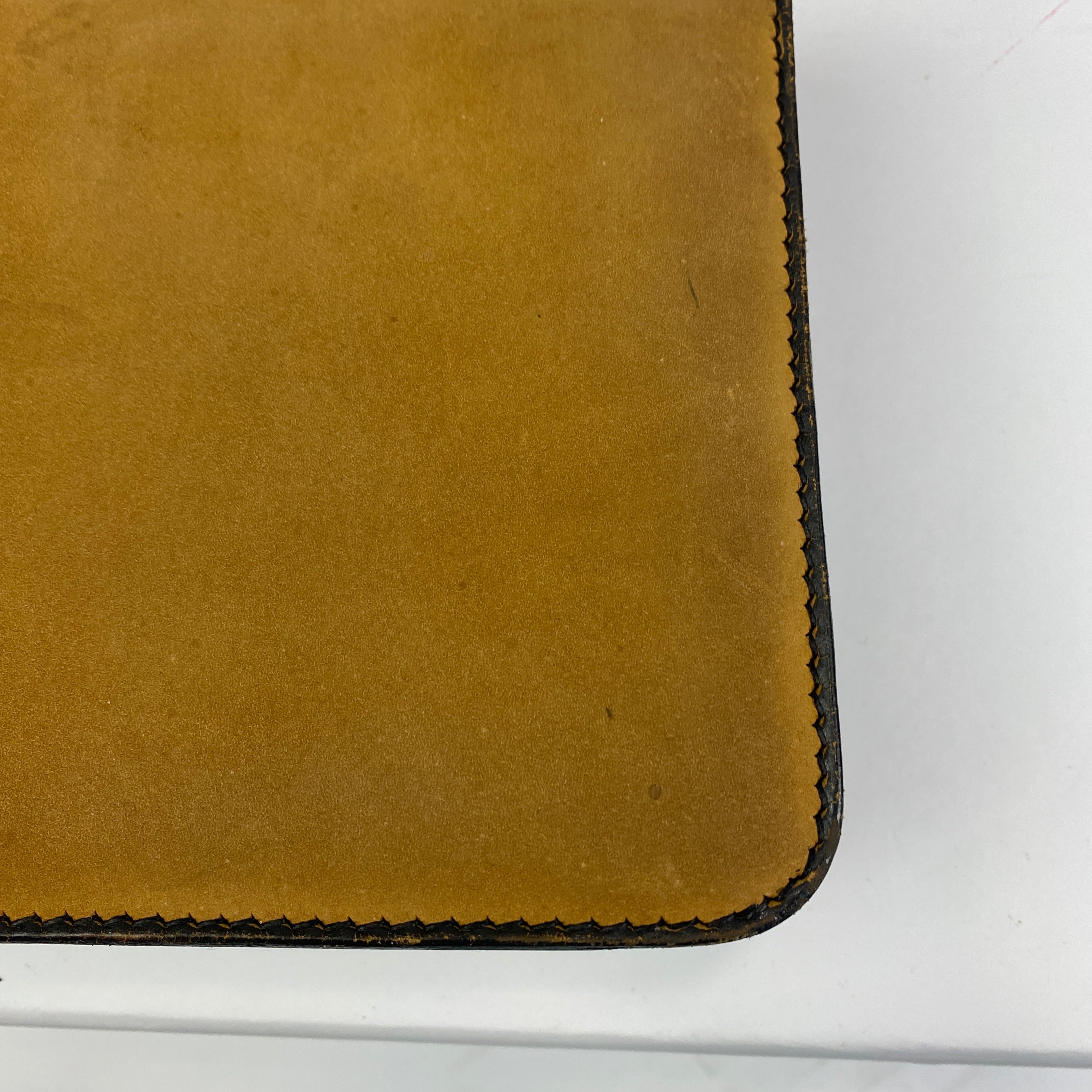 Loewe Camel Suede Flap Front Vintage Handbag