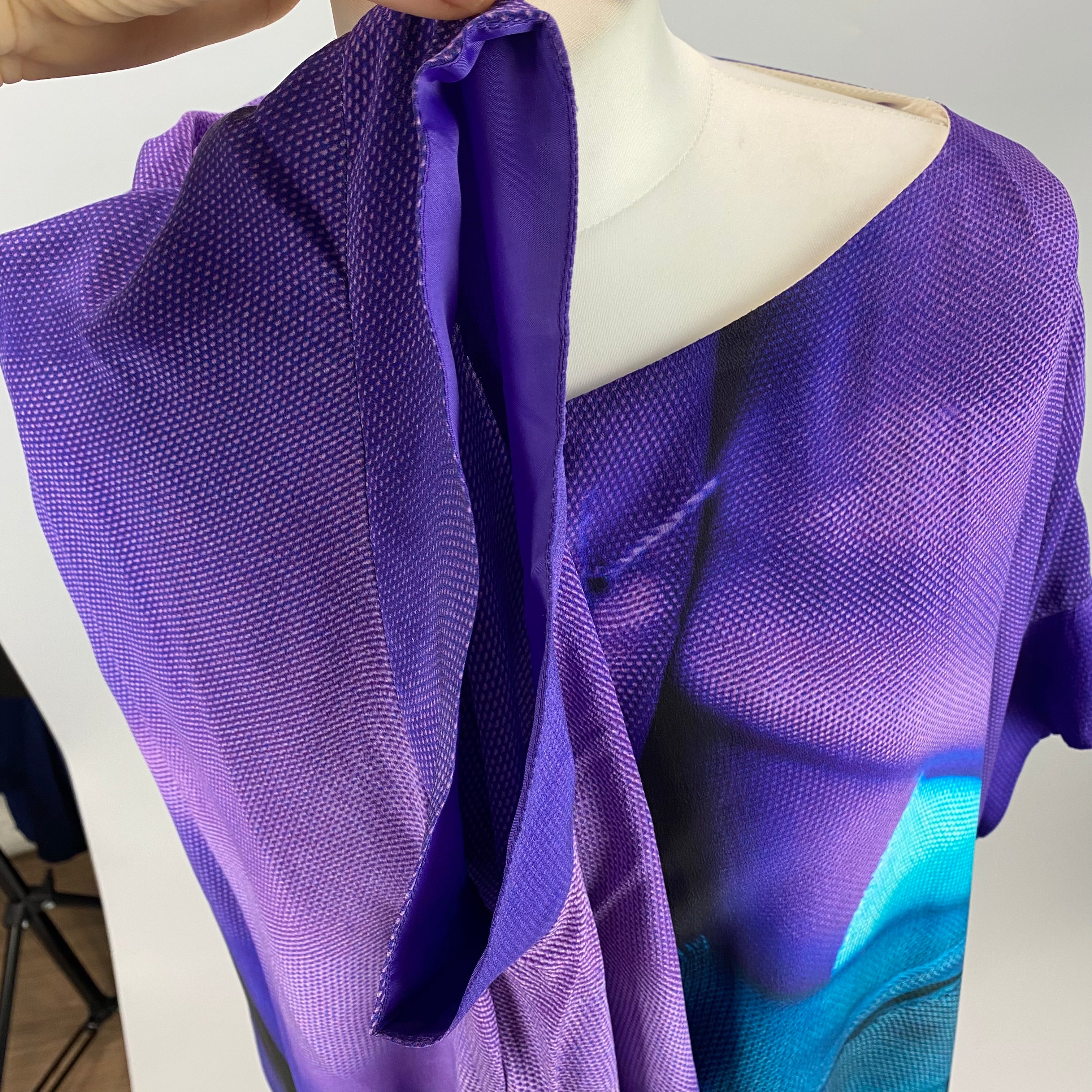 Antoni & Alison Digital Print Silk Tunic Dress M/L/XL/XXL