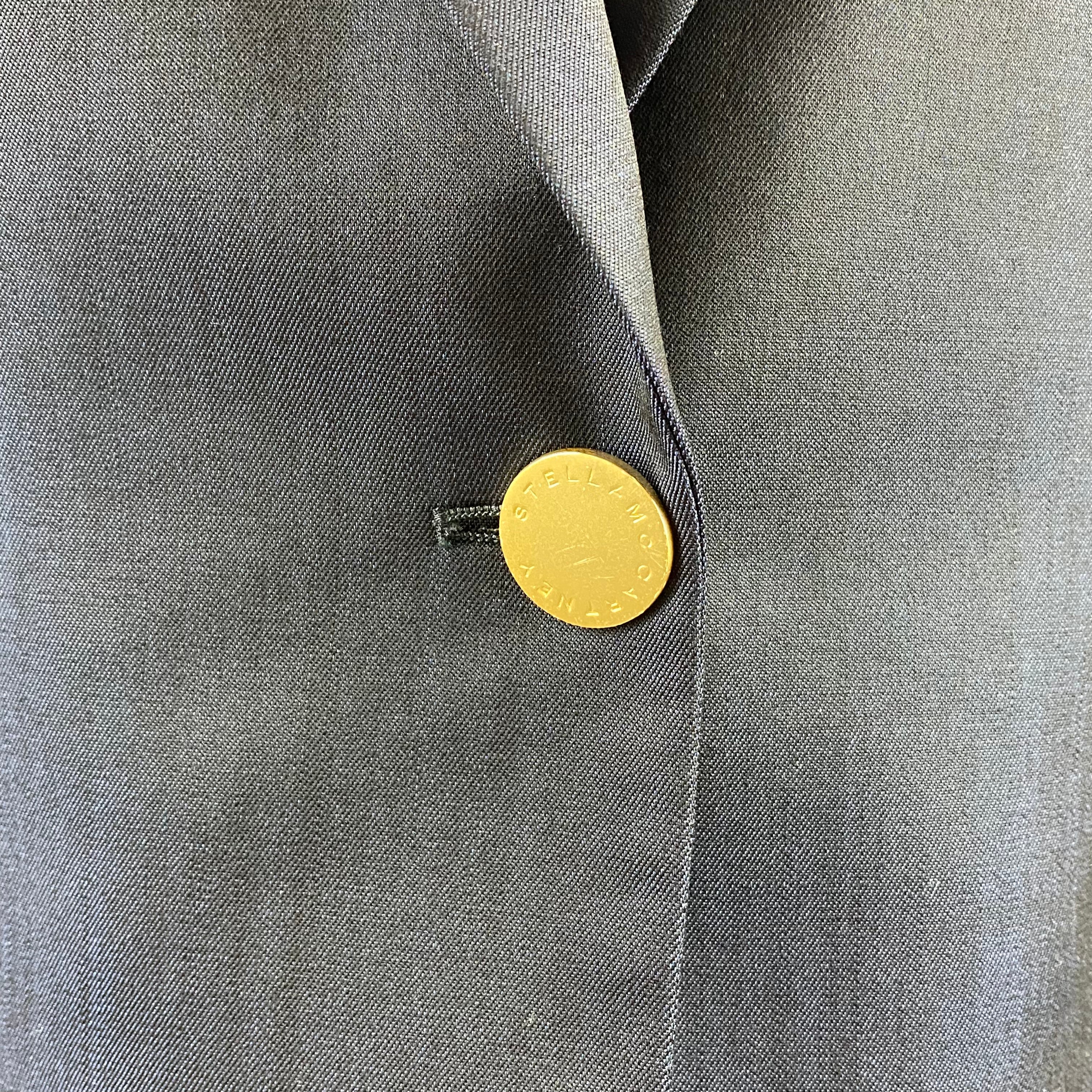 Stella McCartney Navy Wool & Mohair Jacket XS/S