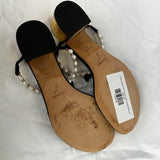 Rene Caovilla £675 Pearl & Crystal Thong Sandals 40